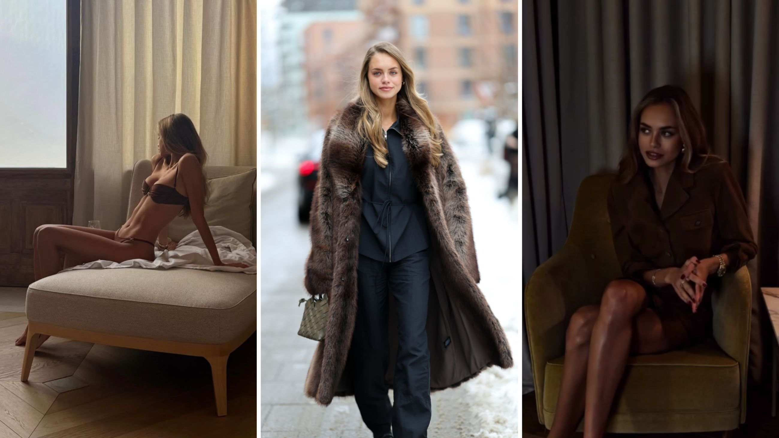 Da sinistra: immagine tratta dal profilo Instagram di Laila Hasanovic; Credits Getty Images; immagine tratta dal profilo Instagram di Laila Hasanovic