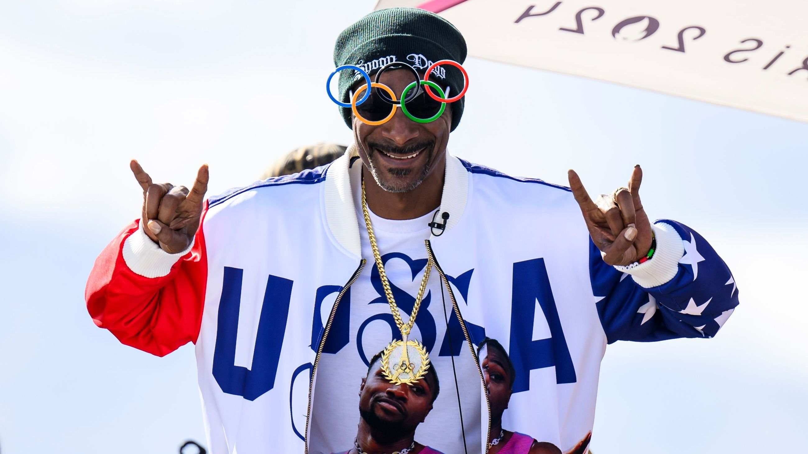 Snoop Dogg assiste alla finale maschile di park durante il dodicesimo giorno dei Giochi Olimpici di Parigi 2024 - Credits Getty Images