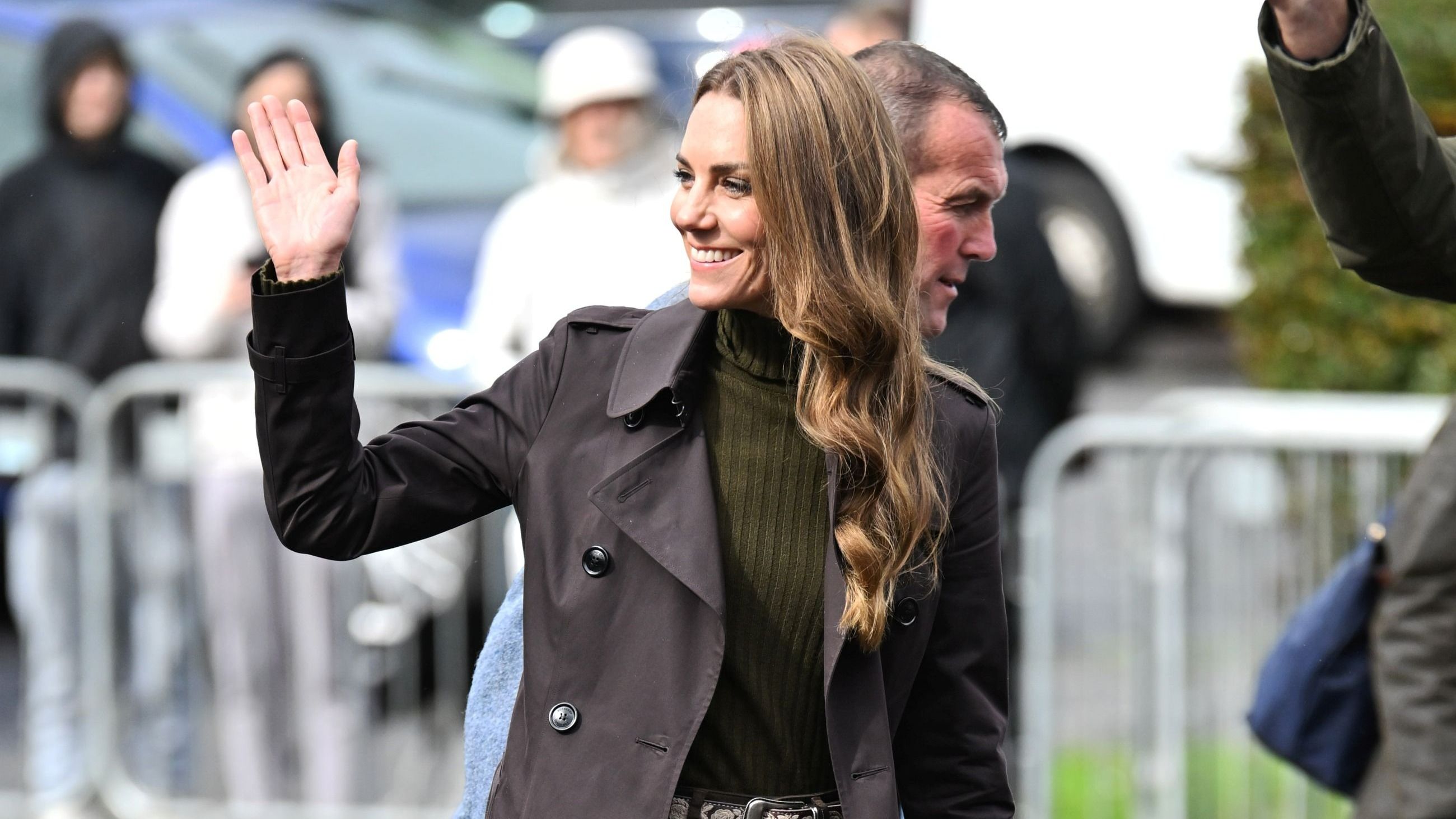 Catherine, Principessa del Galles, arriva in visita al Bute Shinty Club di Rothesay, nell'ambito di una visita reale sull'Isola di Bute, il 17 settembre 2026 Credits: Getty Images