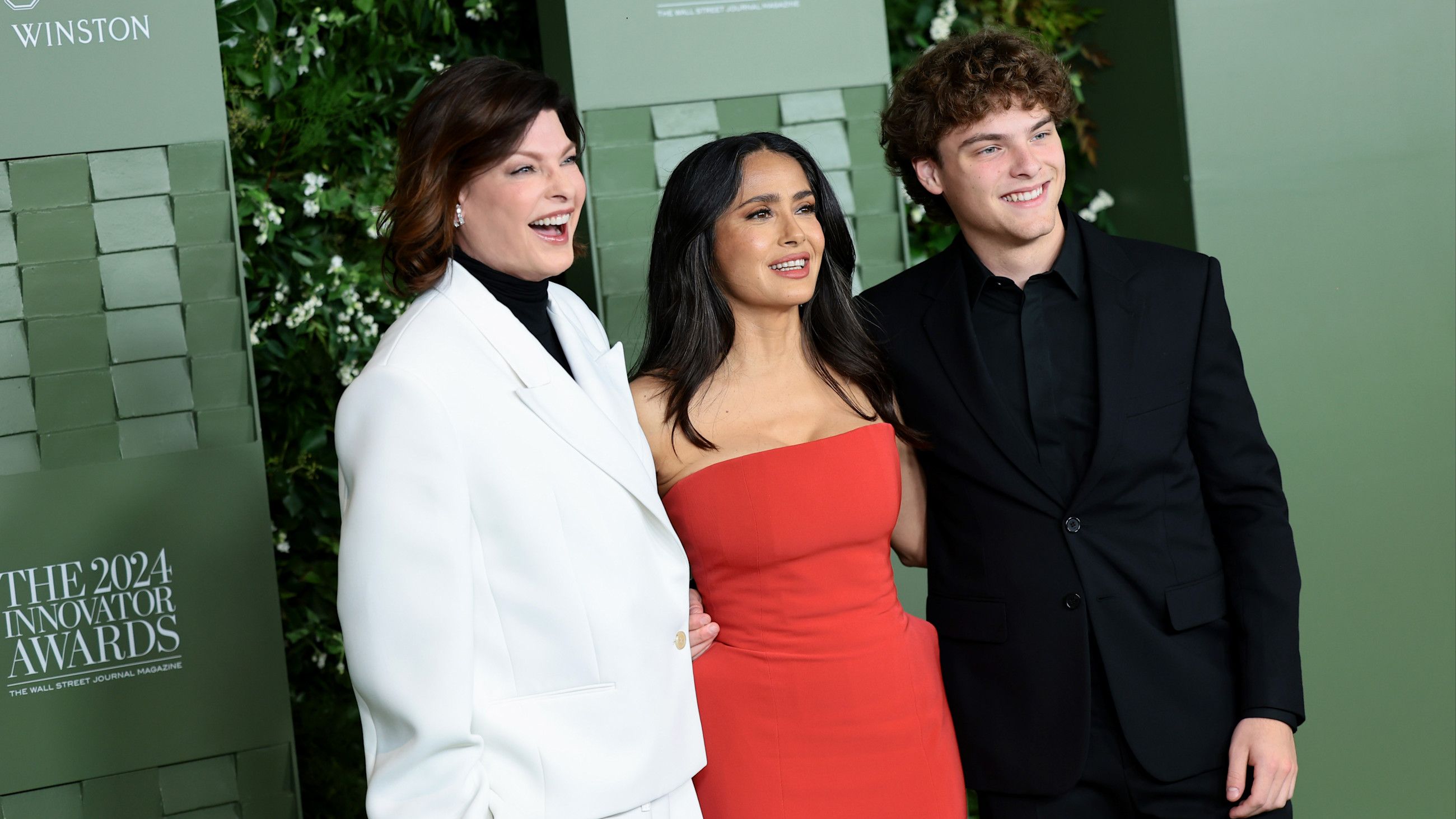 Linda Evangelista, Salma Hayek e Augustin Evangelista partecipano ai WSJ. Magazine 2024 Innovator Awards il 29 ottobre 2024 a New York City - Credits: Getty Images
