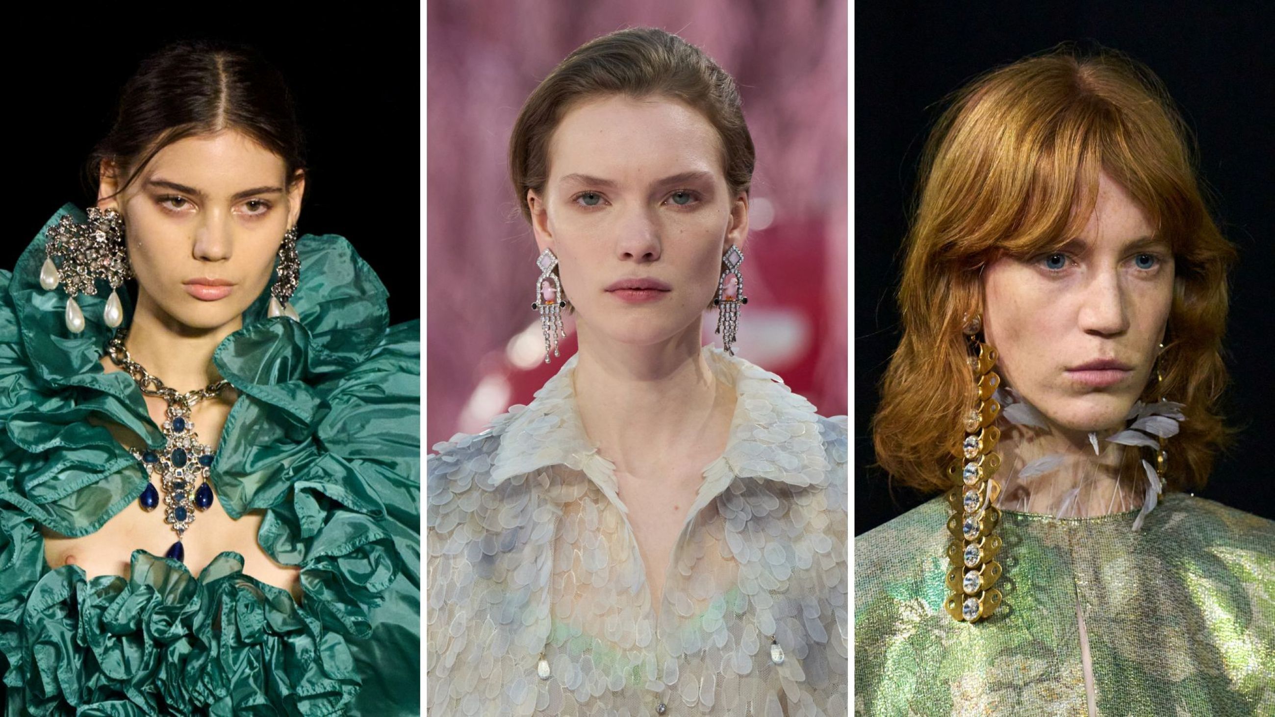 Saint Laurent; Chanel; Valentino SS26 - Credits: Launchmetrics.com/Spotlight