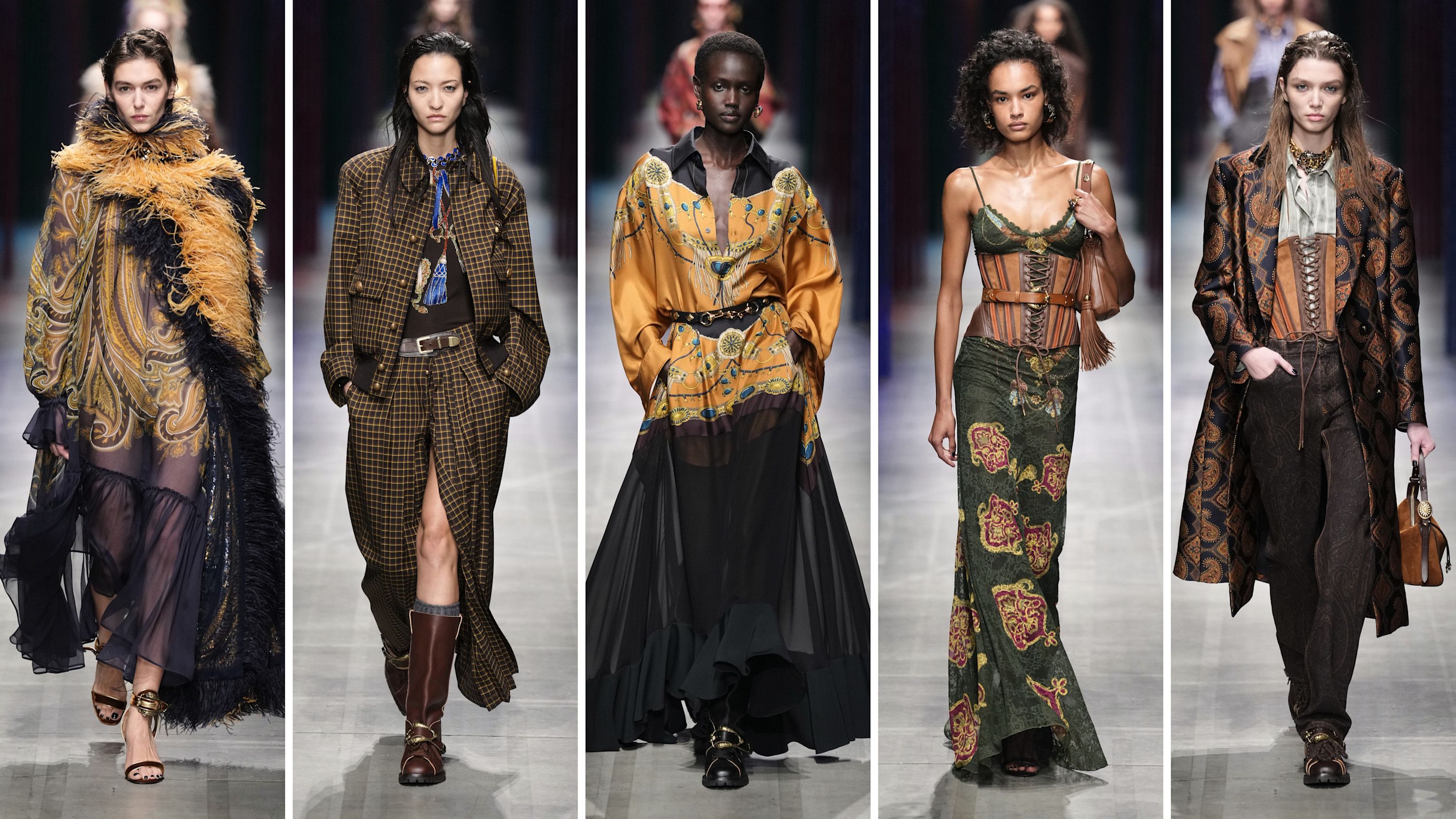 Look dalla sfilata FW26 di Etro - Credits: Launchmetrics.com/Spotlight 
