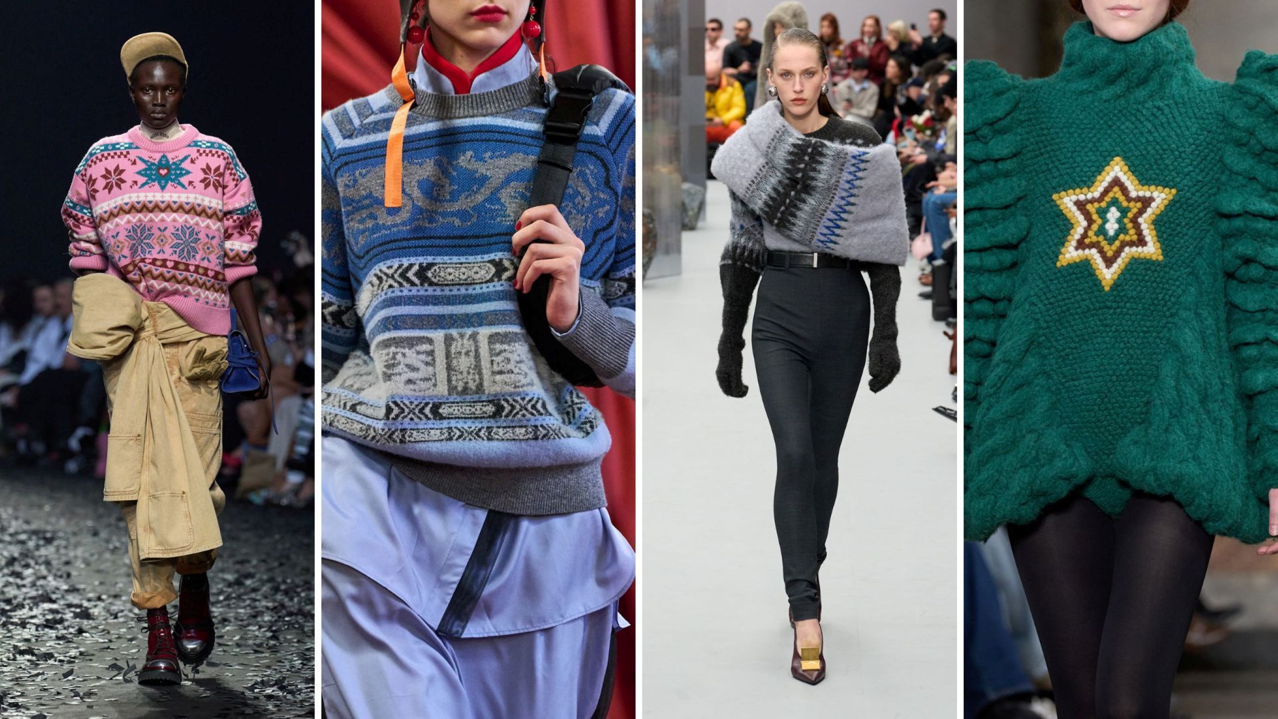 Moschino; Hui; Acne; J. Salinas FW25 - Credits Launchmetrics.com/Spotlight