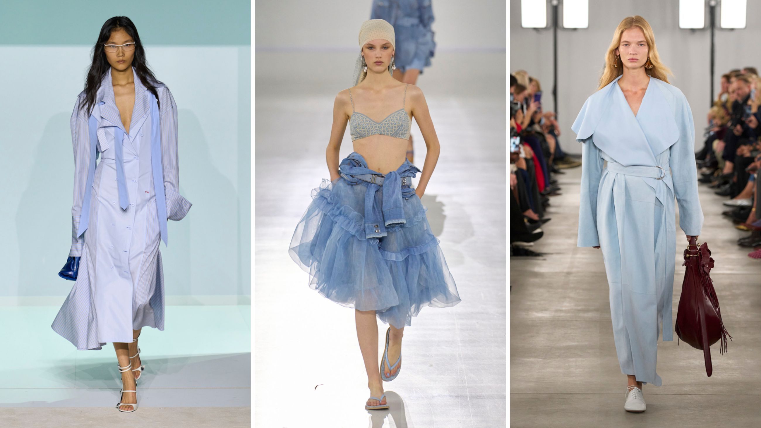 Da sinistra: The Attico; Ermanno Scervino; Sportmax SS26 - Credits Launchmetrics.com/Spotlight