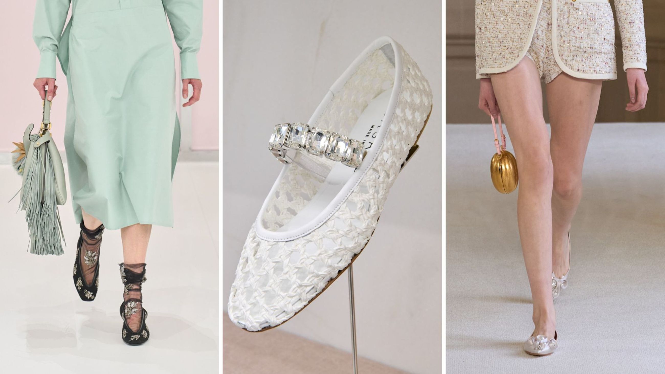 Da sinistra: Fendi, Casadei, Giambattista Valli
Credit: Launchmetrics