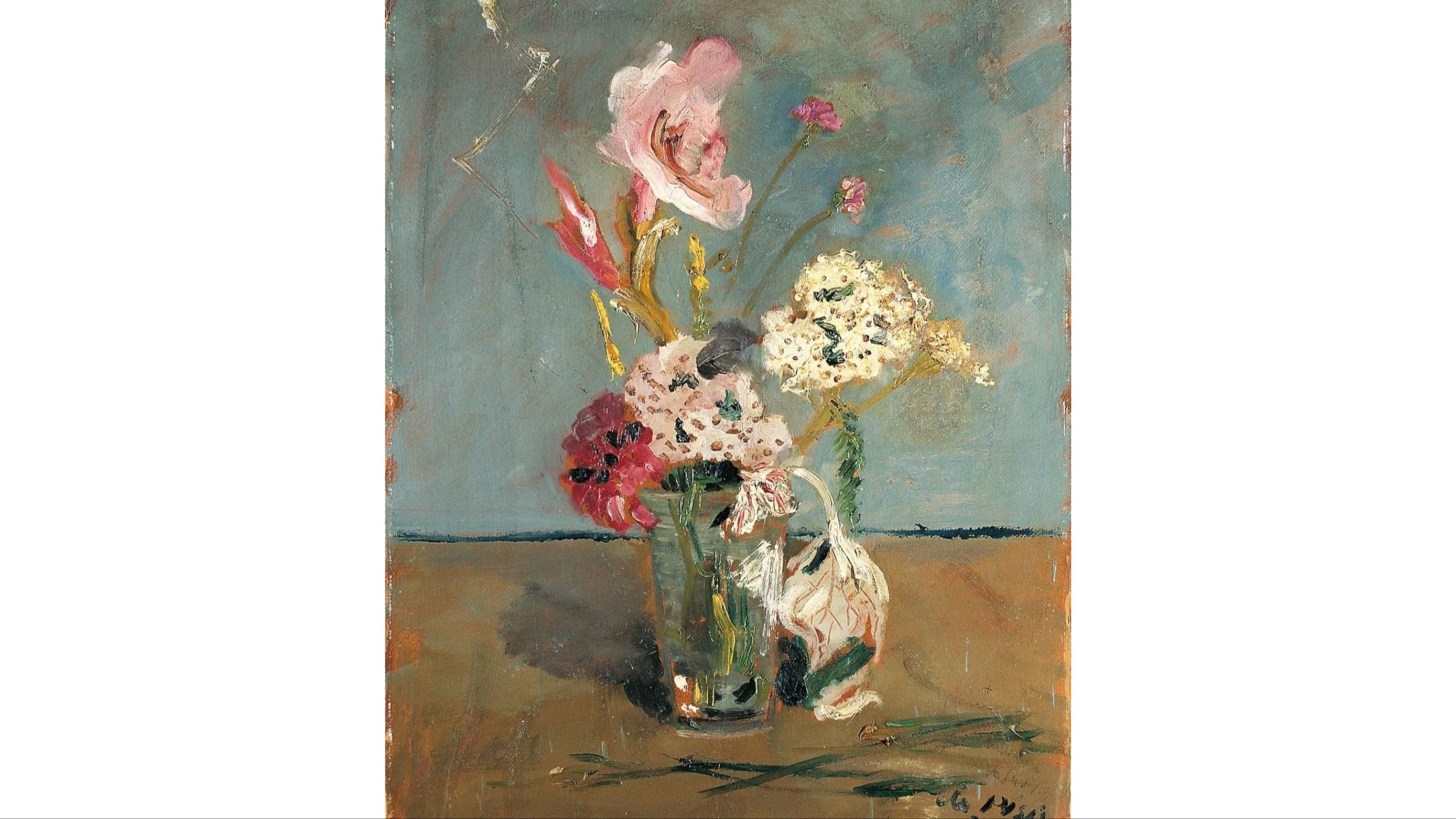 Filippo de Pisis, Il gladiolo fulminato, 1930, olio su cartone. Museo d’Arte Moderna Filippo de Pisis, Ferrara