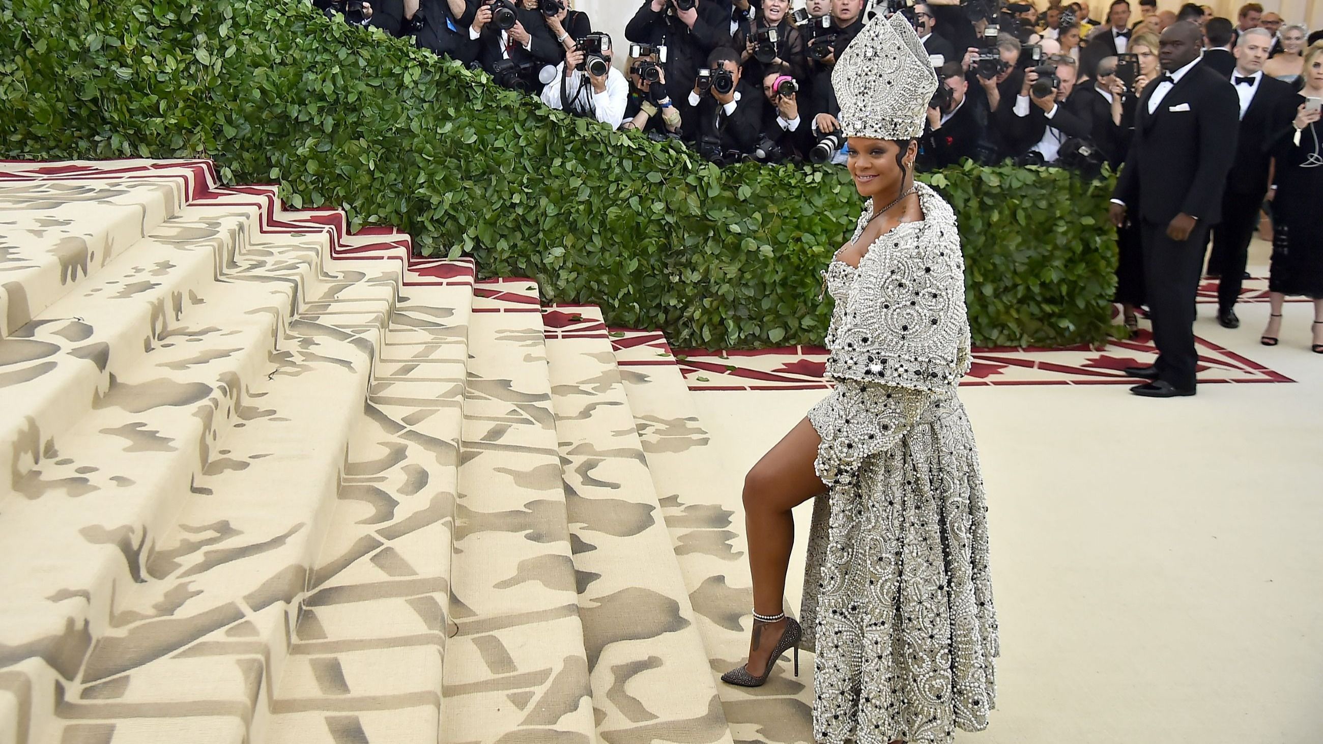 Rihanna sul carpet del Met Gala 2018 - Credits Getty Images 