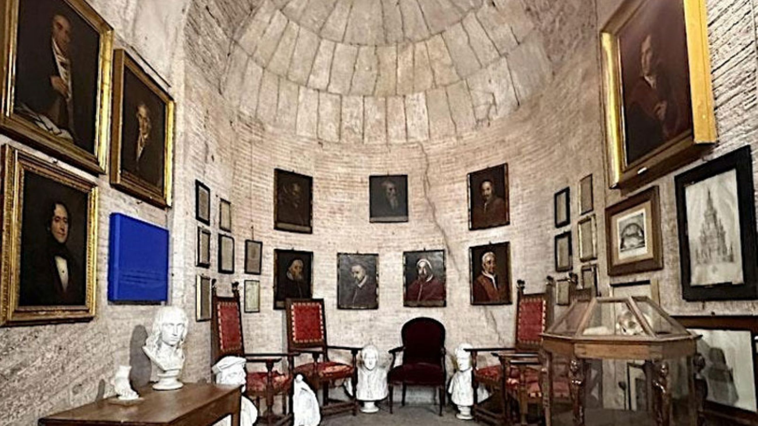 La collezione dei Virtuosi, visitabile su prenotazione, nell'Attico del Pantheon - Credits: Pontificia Accademia dei Virtuosi 