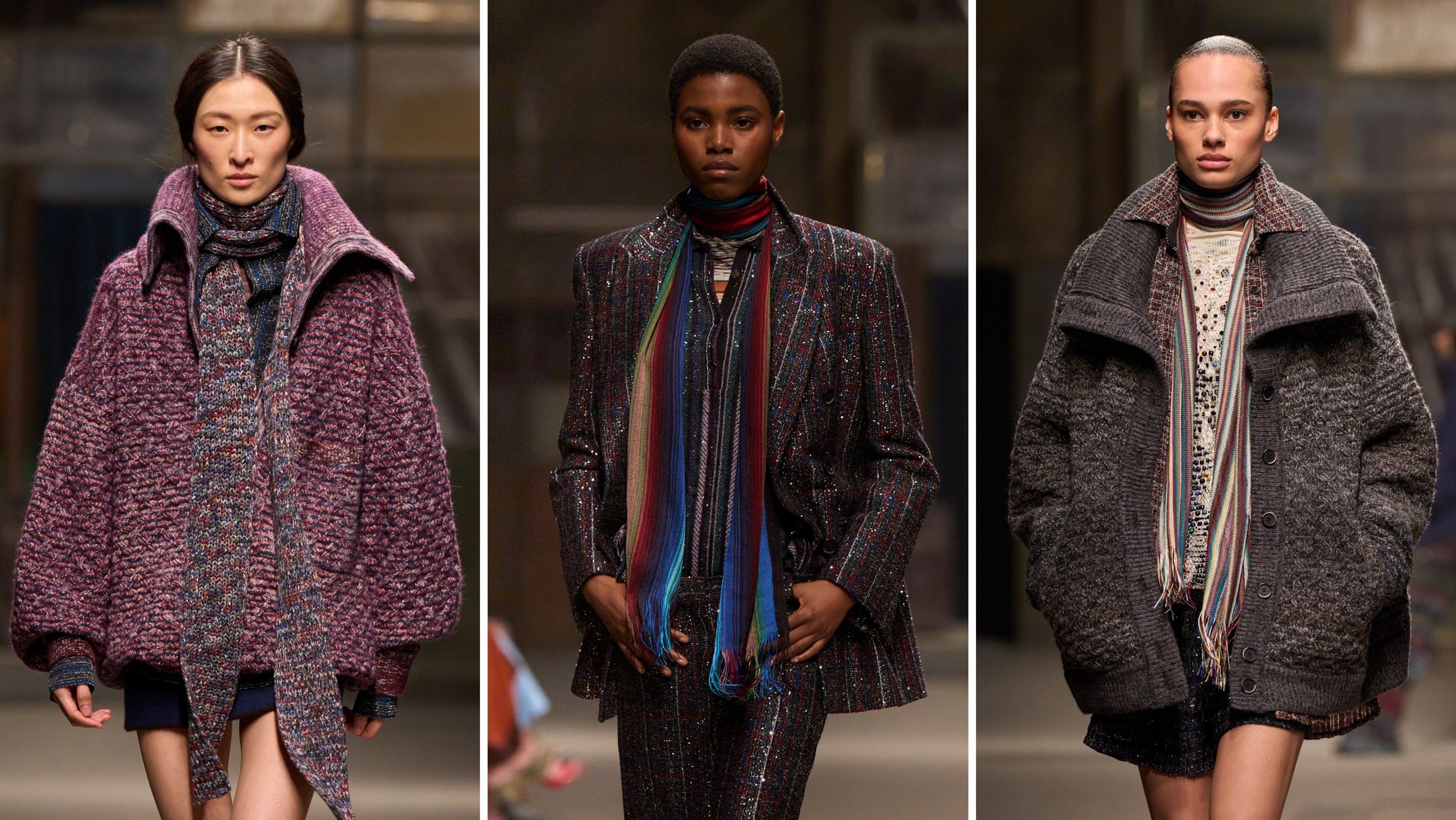 Alcuni look dalla sfilata di Missoni FW2526 - Credits: Launchmetrics.com/Spotlight