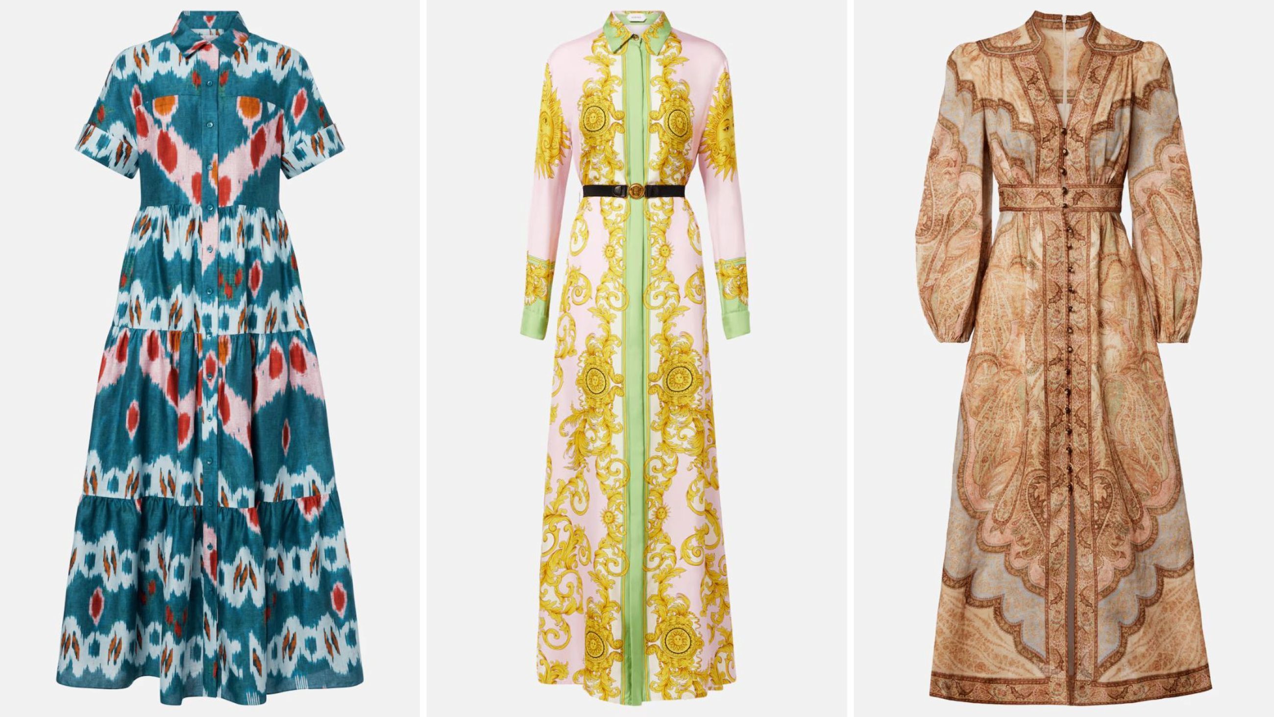 Erdem; Versace; Zimmermann - Credits: Courtesy Press Office