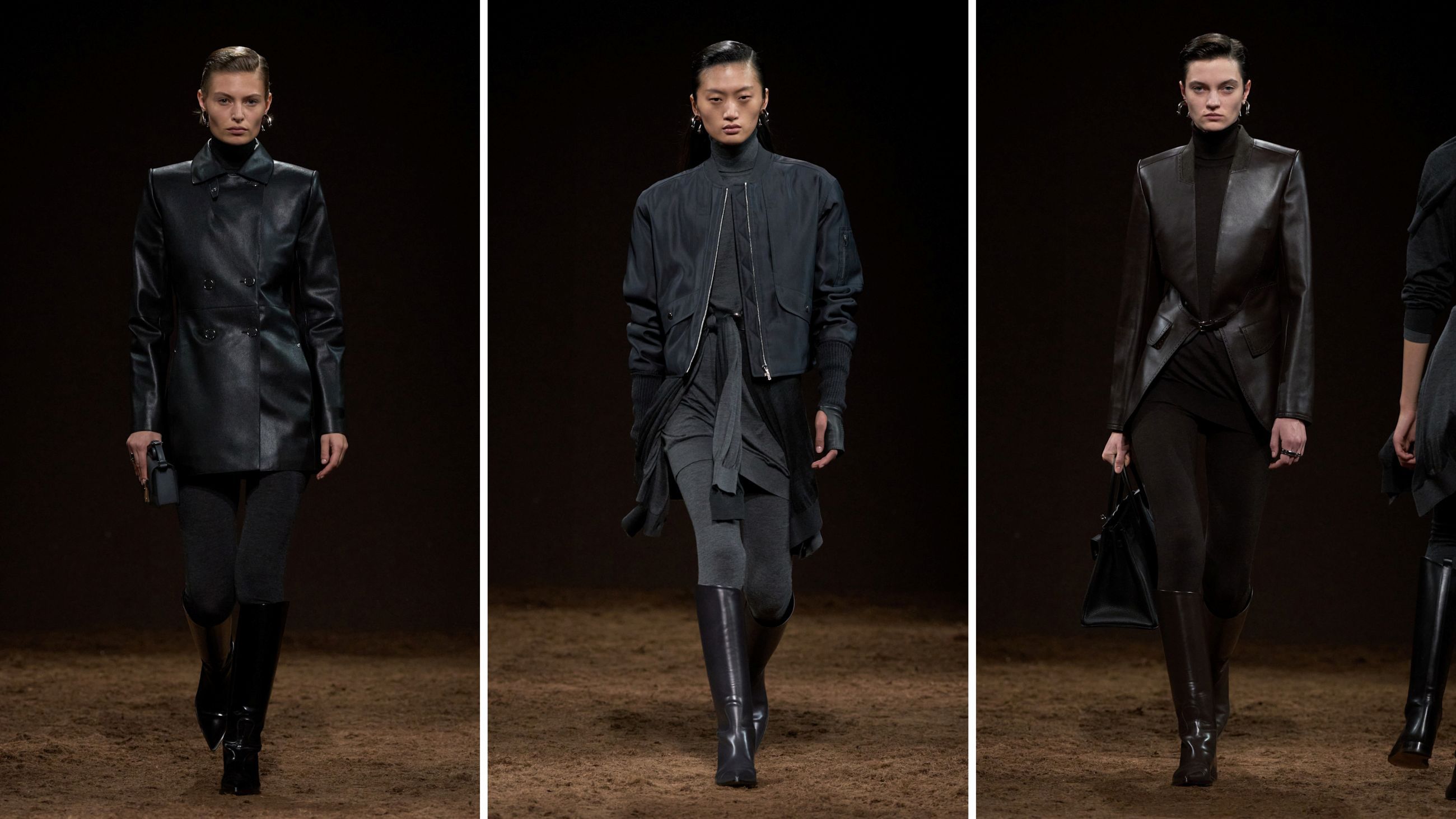 Alcuni look dalla sfilata di Hermès FW2526 - Credits: Launchmetric.com/Spotlight