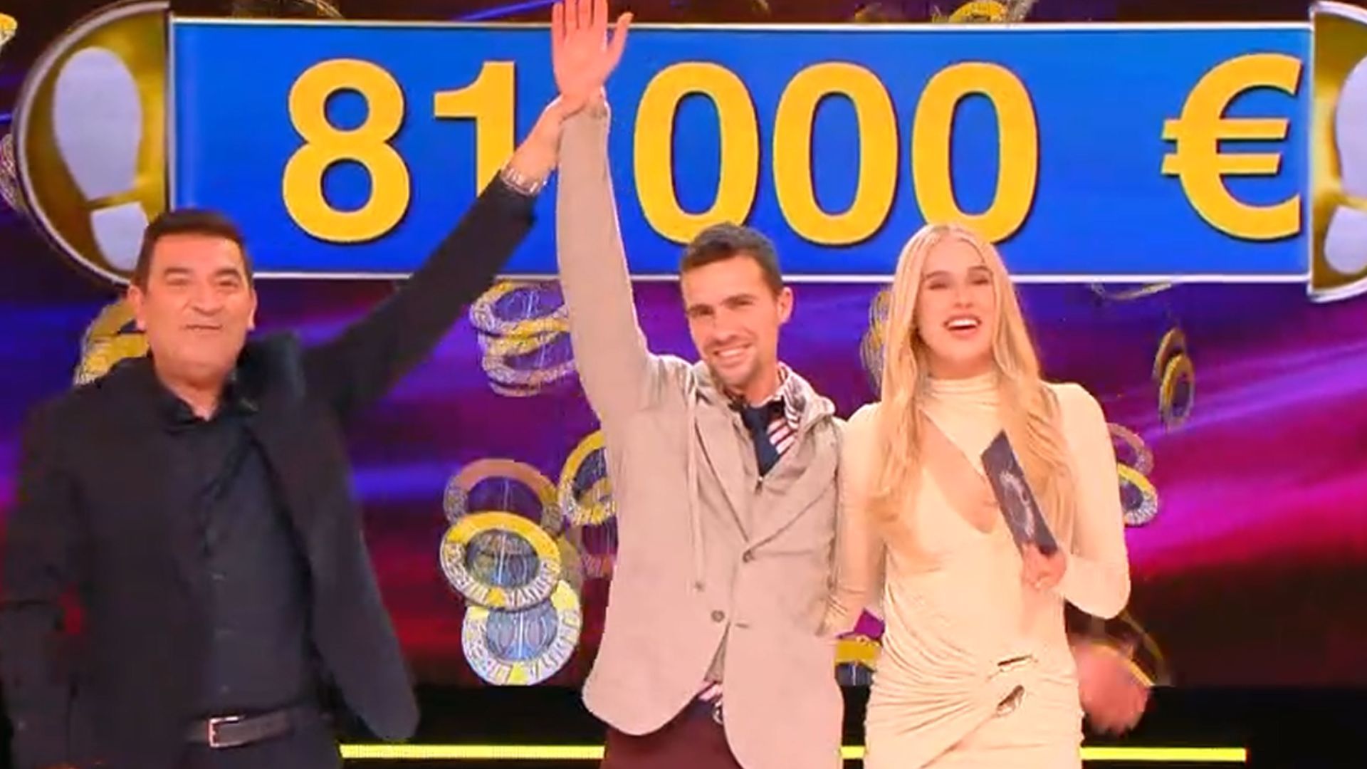 Max Giusti, Giovanni Gregorini e Isobel Kinnear