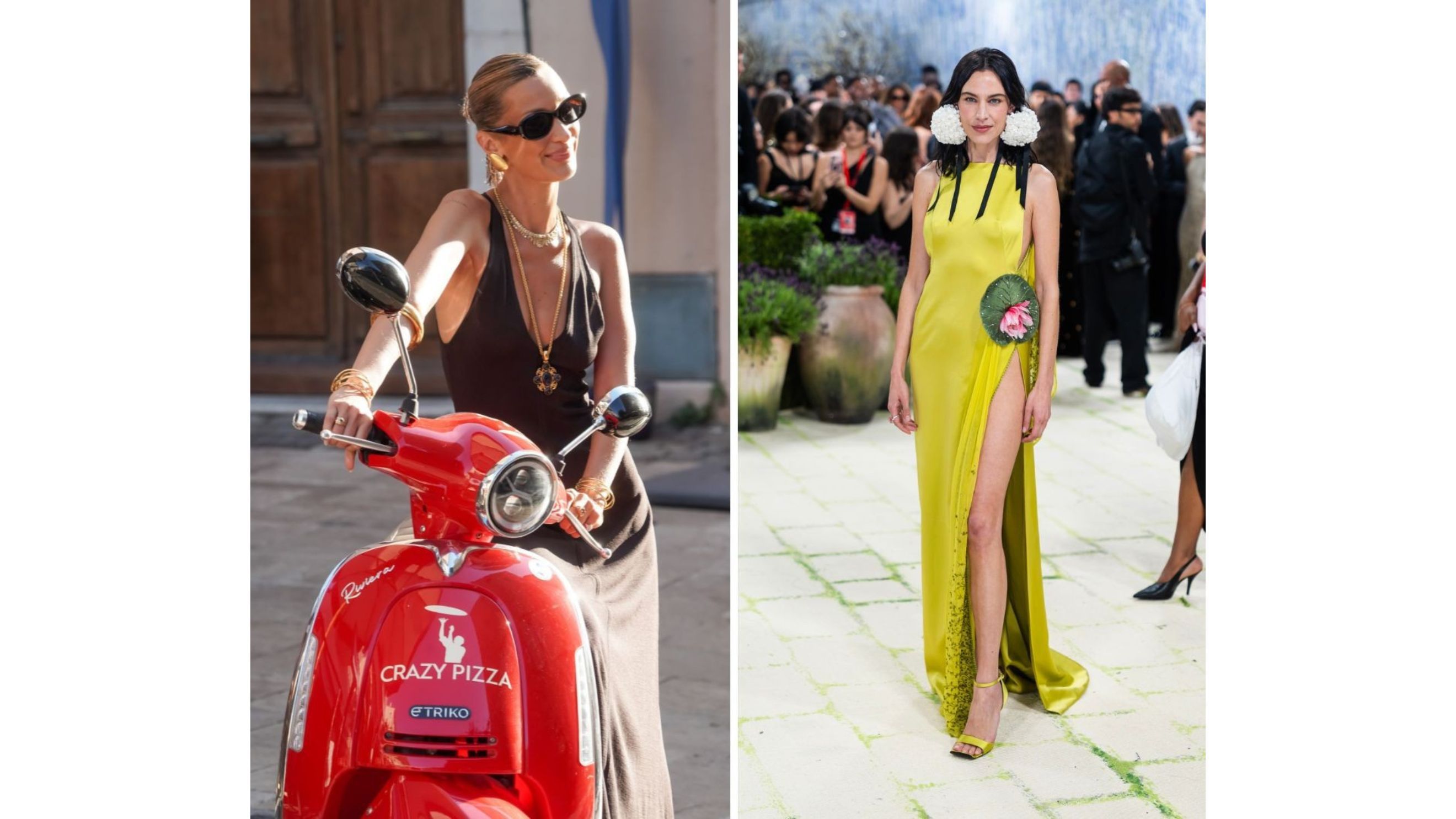 Da sinistra a destra, Bella Hadid e Alexa Chung - Credits: Getty Images