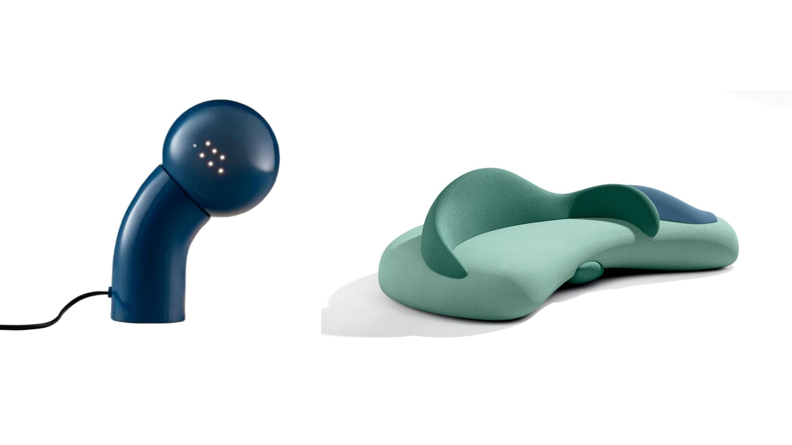 Pallino, Martinelli Luce; Loop, Ethimo - Credits: Courtesy Martinelli Luce; Courtesy Ethimo 