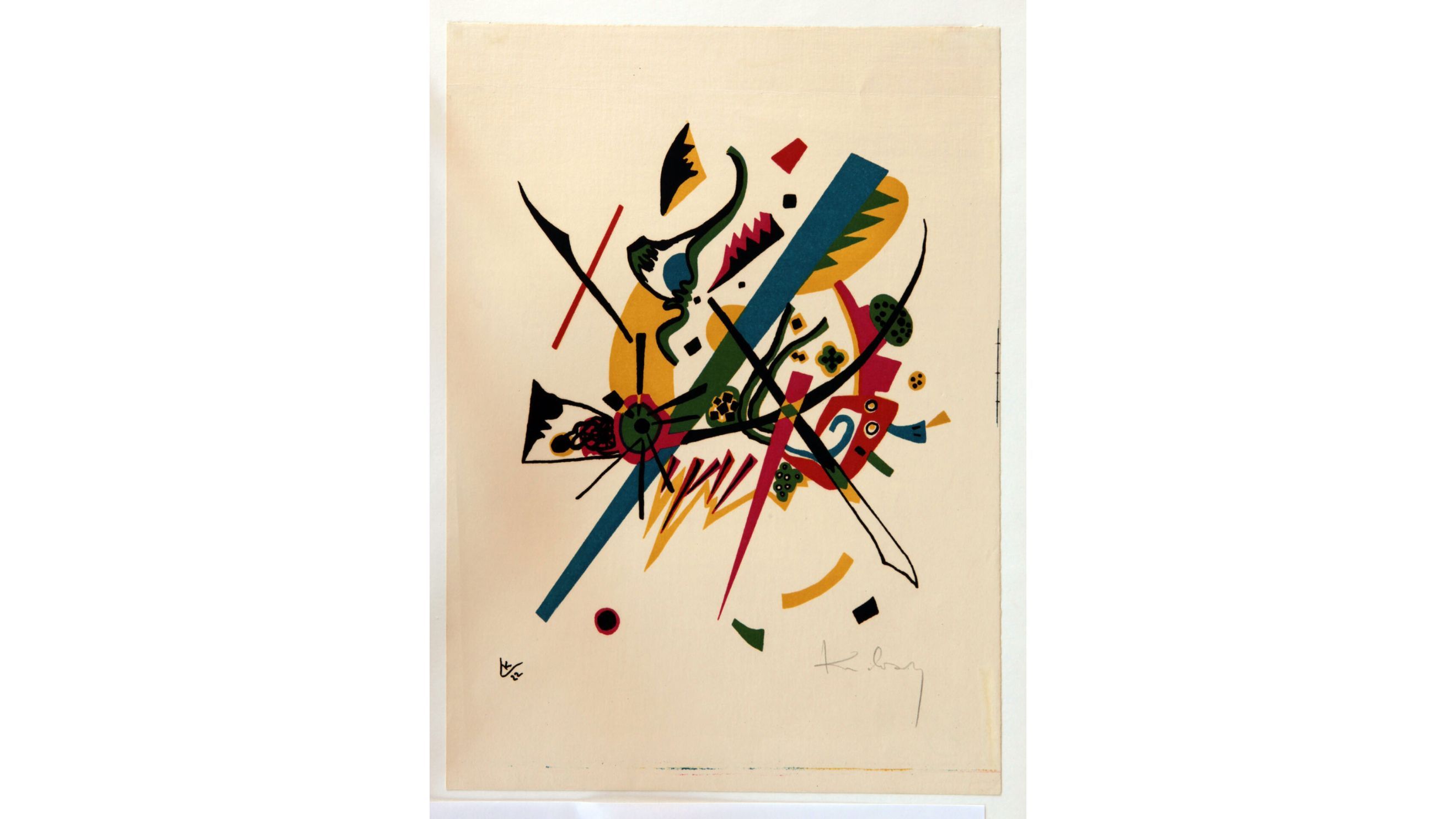 Wassily Kandinsky, Kleine Welten | (Piccoli mondi). 1922, litografia a colori, Ca' Pesaro- Galleria Internazionale d'arte Moderna, donazione Paul Prast, 2020 - Courtesy Press Office