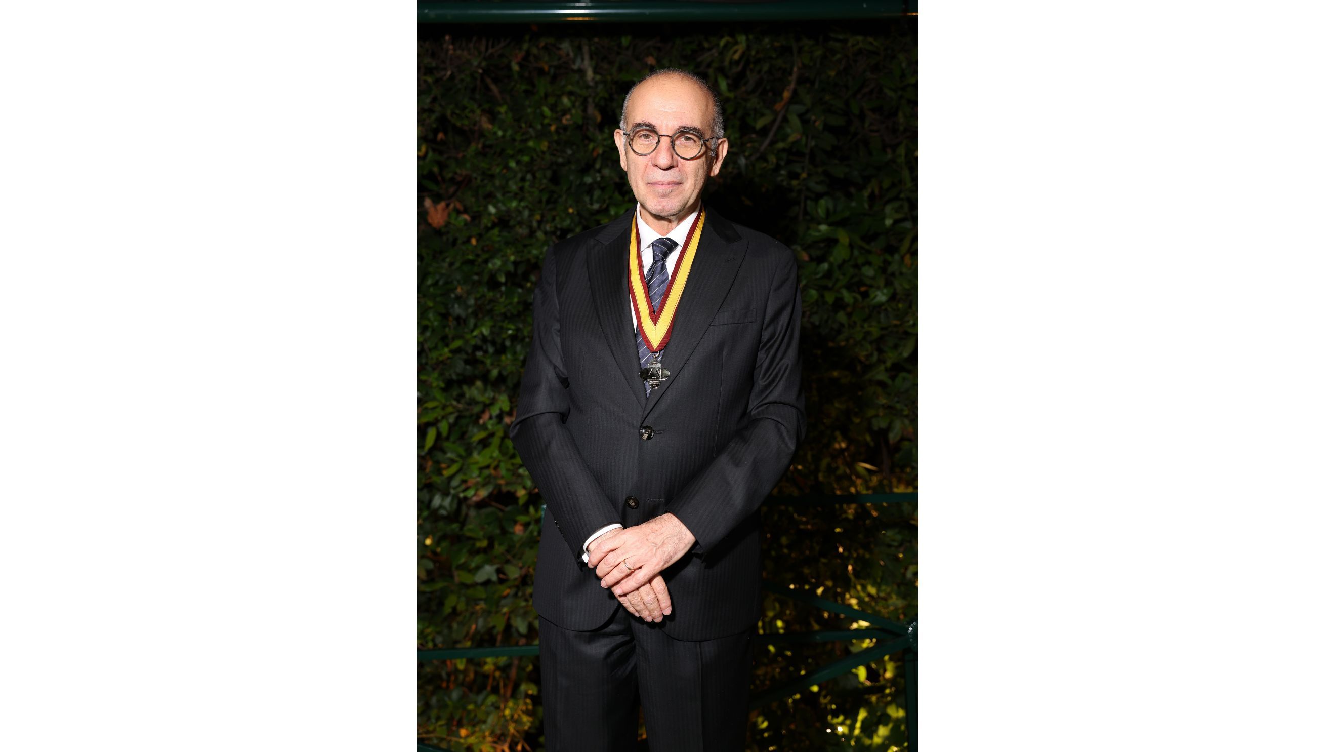 Giuseppe Tornatore premiato durante il McKim Medal Gala 2025 a Villa Aurelia, Roma - Credits: Getty Images