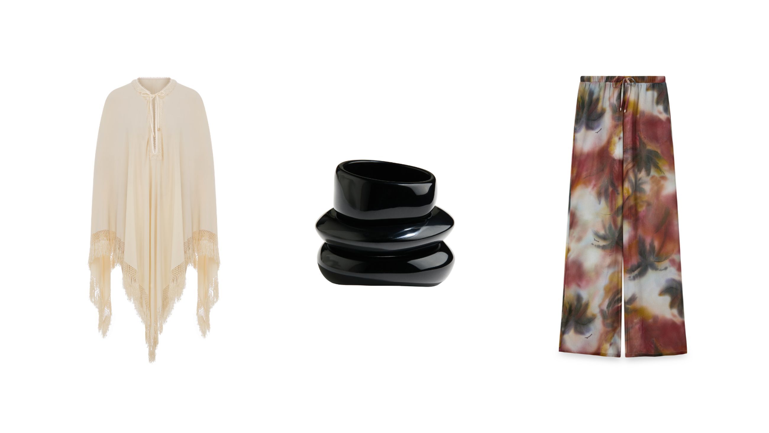 Da sinistra: Lug Von Siga, Livia Nunes x H&M, Patrizia Pepe