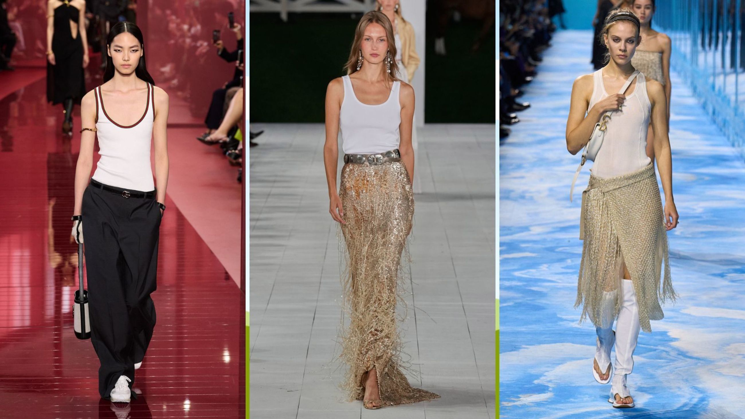Gucci, Ralph Lauren, Dior. Tutto SS25
Credit: Launchmetrics.com/Spotlight