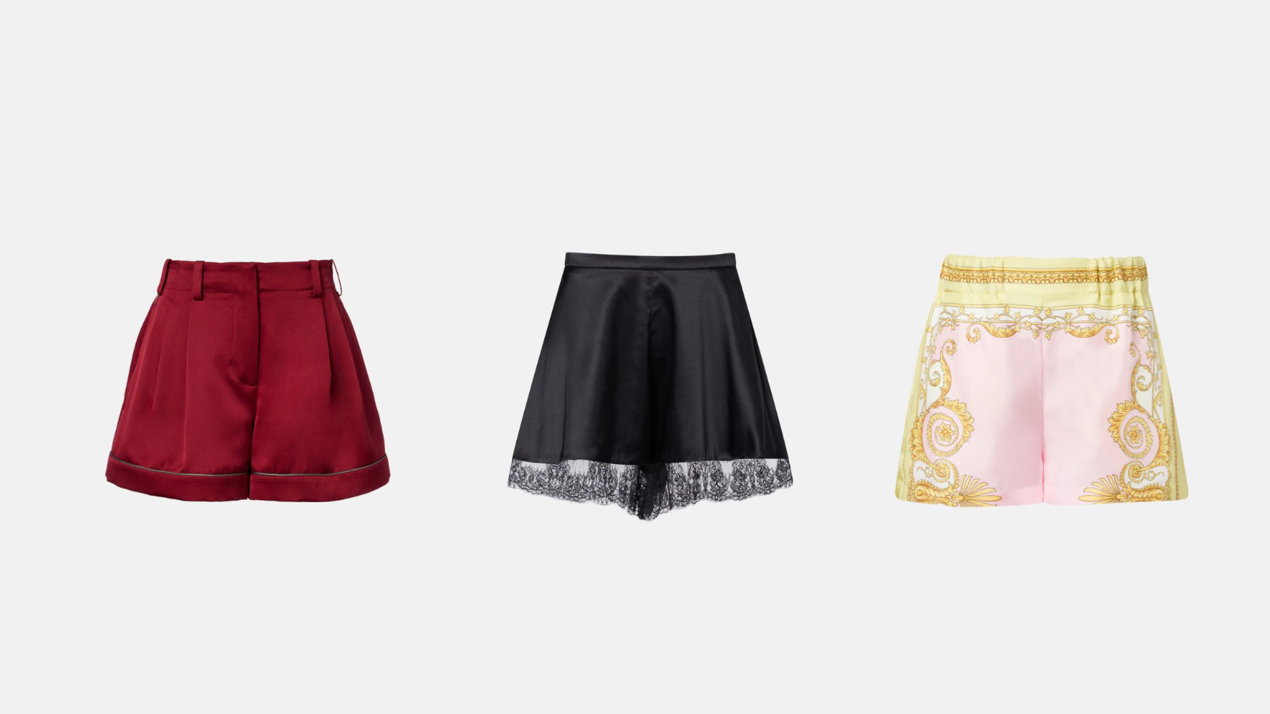 Da sinistra: Givenchy; Nina Ricci; Versace SS26