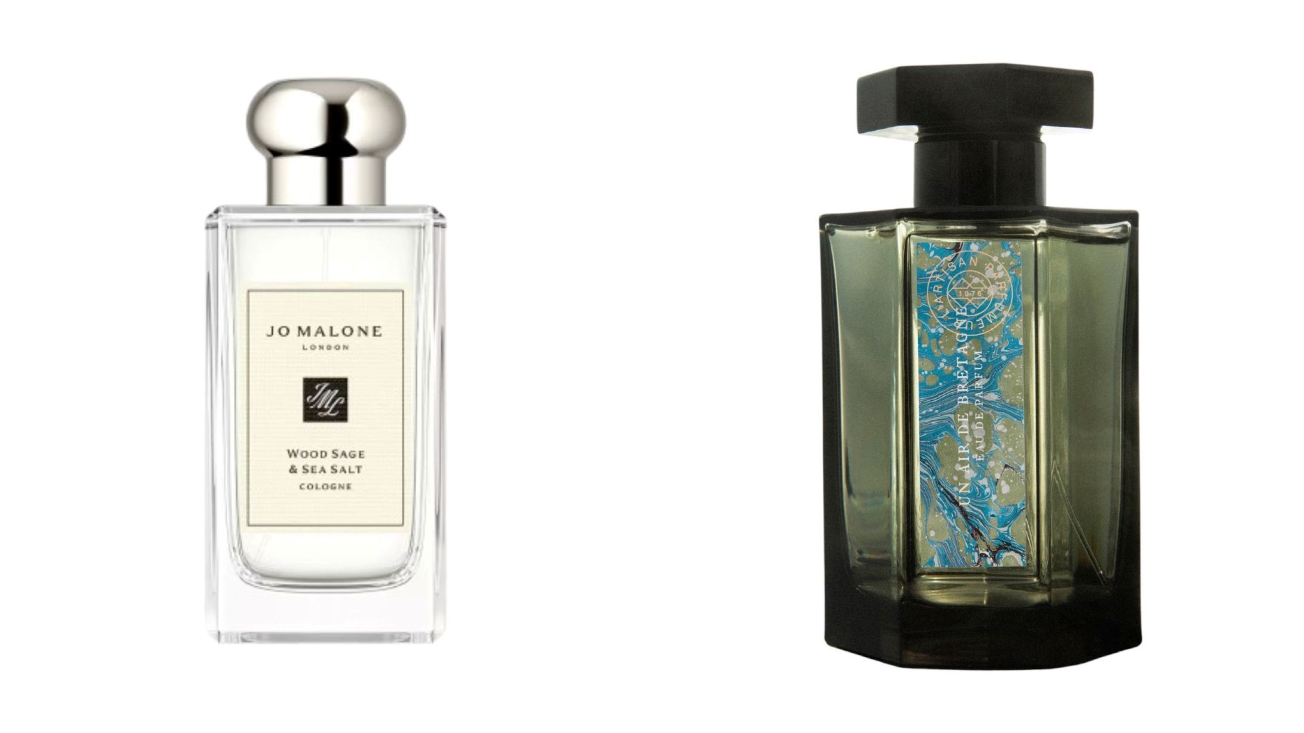 Jo Malone London, Wood Sage & Sea Salt; L'Artisan Parfumeur, Un Aire de Bretagne - Credits: Courtesy Press Office