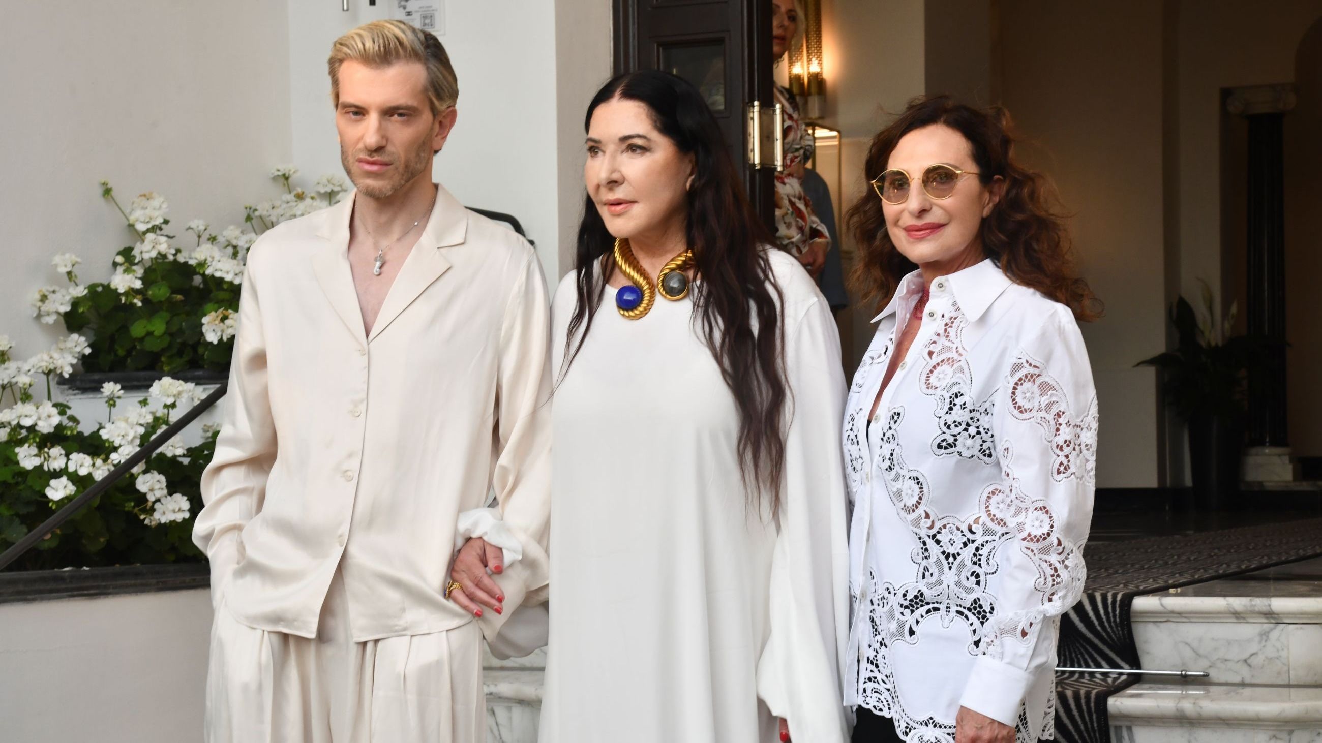 Marina Abramović e Maria Elena Aprea a Capri
Courtesy Press Office