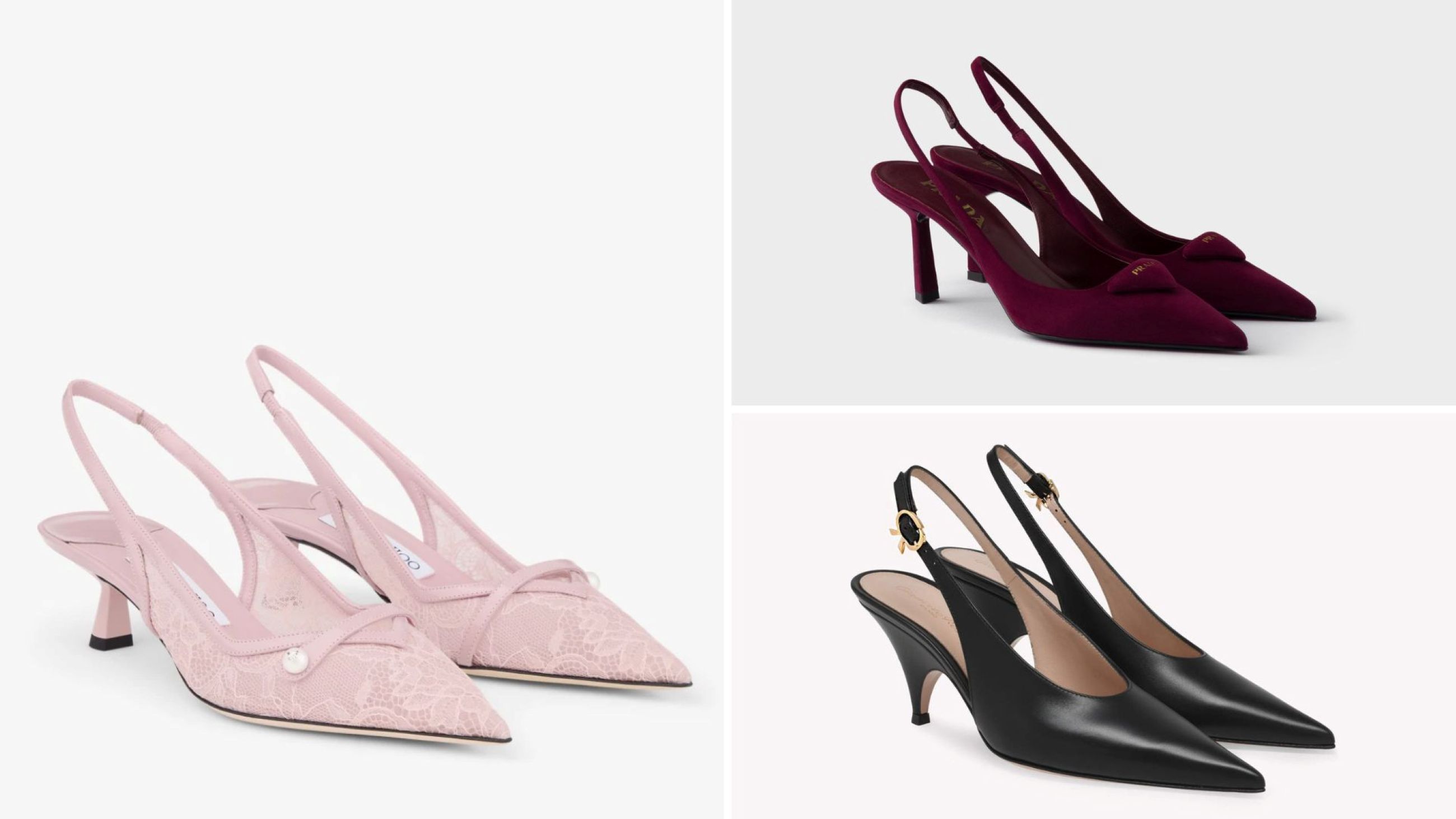 Jimmy Choo; Prada; Gianvito Rossi - Credits: Courtesy Press Office