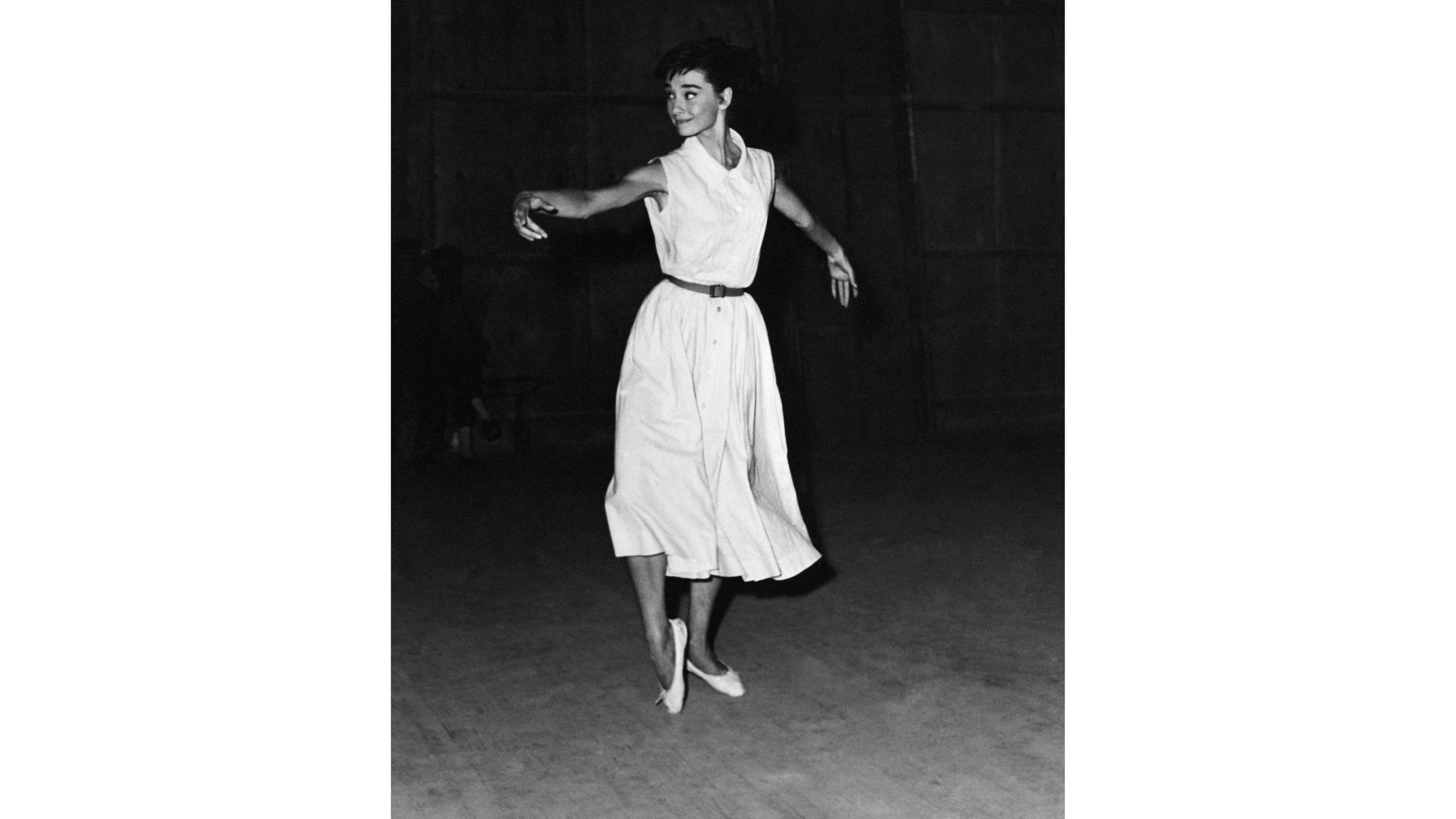 Audrey Hepburn a Roma nel 1955 - Courtesy Press Office