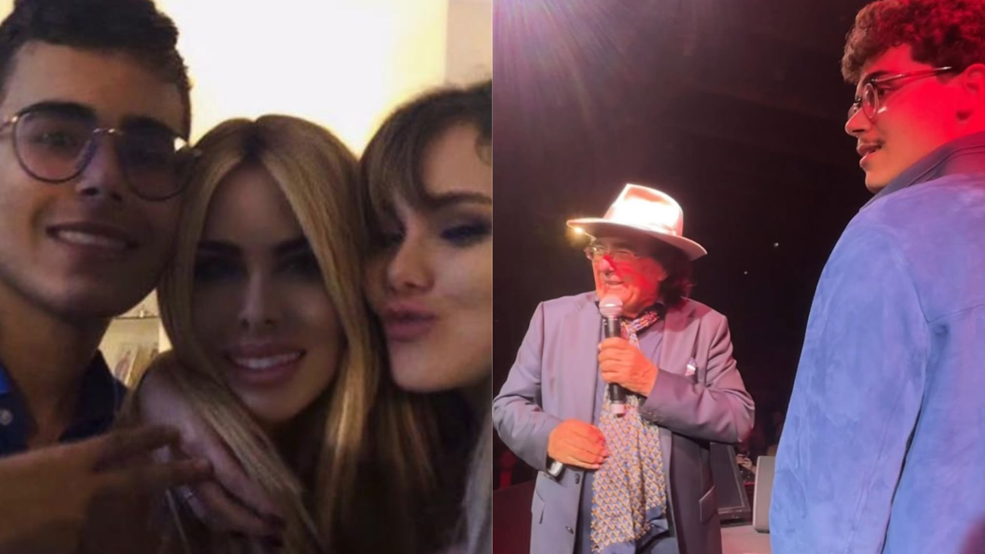 Al Bano e Loredana Lecciso con il figlio Albano Jr. e la figlia Jasmine 