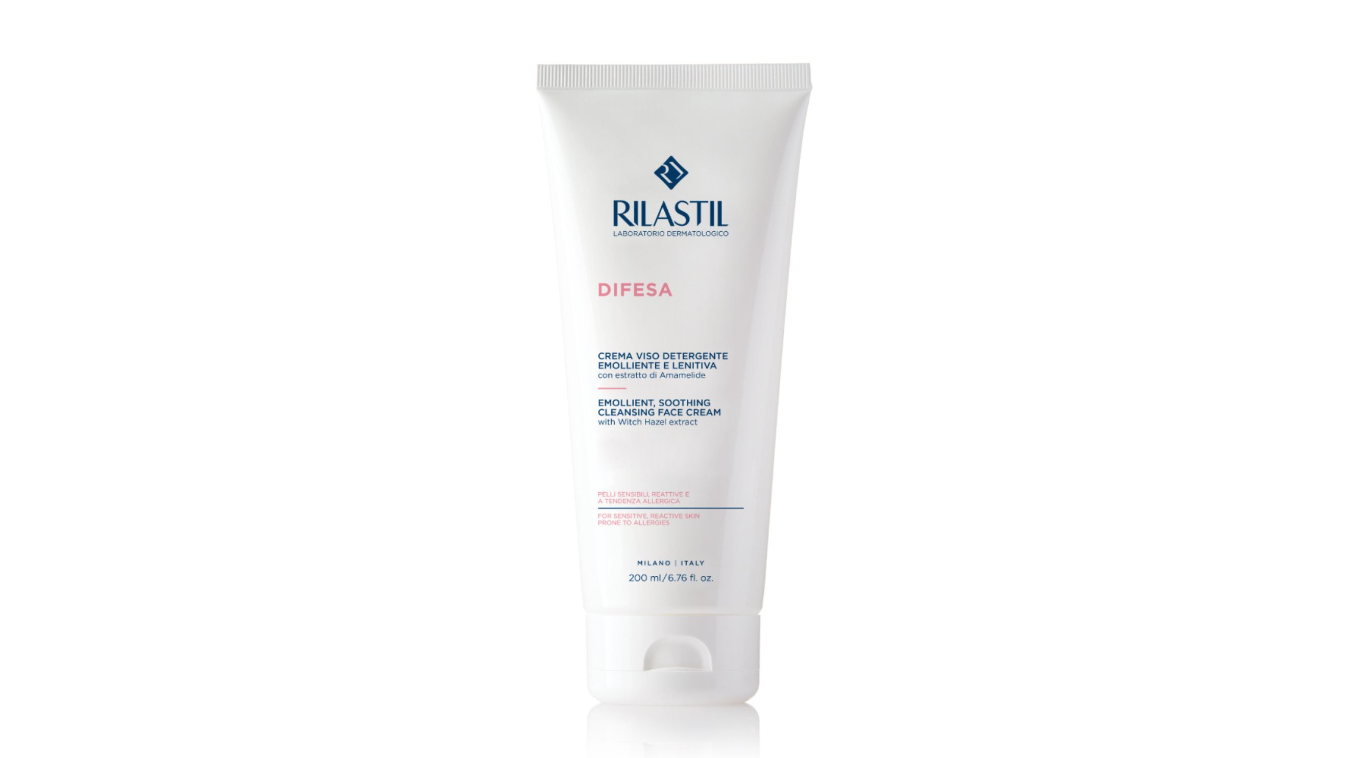 Rilastil, Difesa Crema Viso Detergente Emolliente e Lenitiva 
Courtesy Press Office