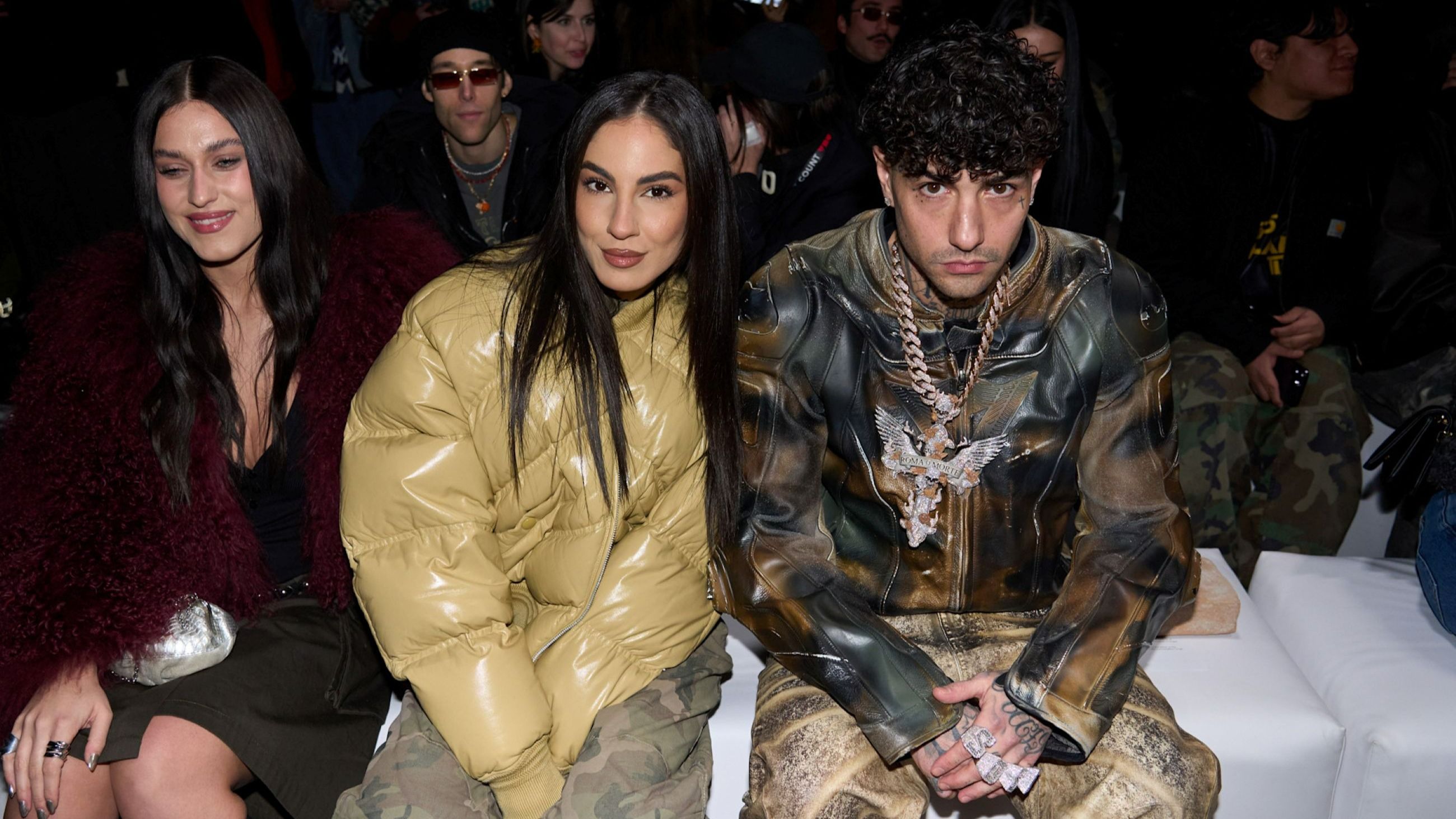 Tony Effe e Giulia De Lellis alla sfilata di PDF FW25 
Credits Getty Images