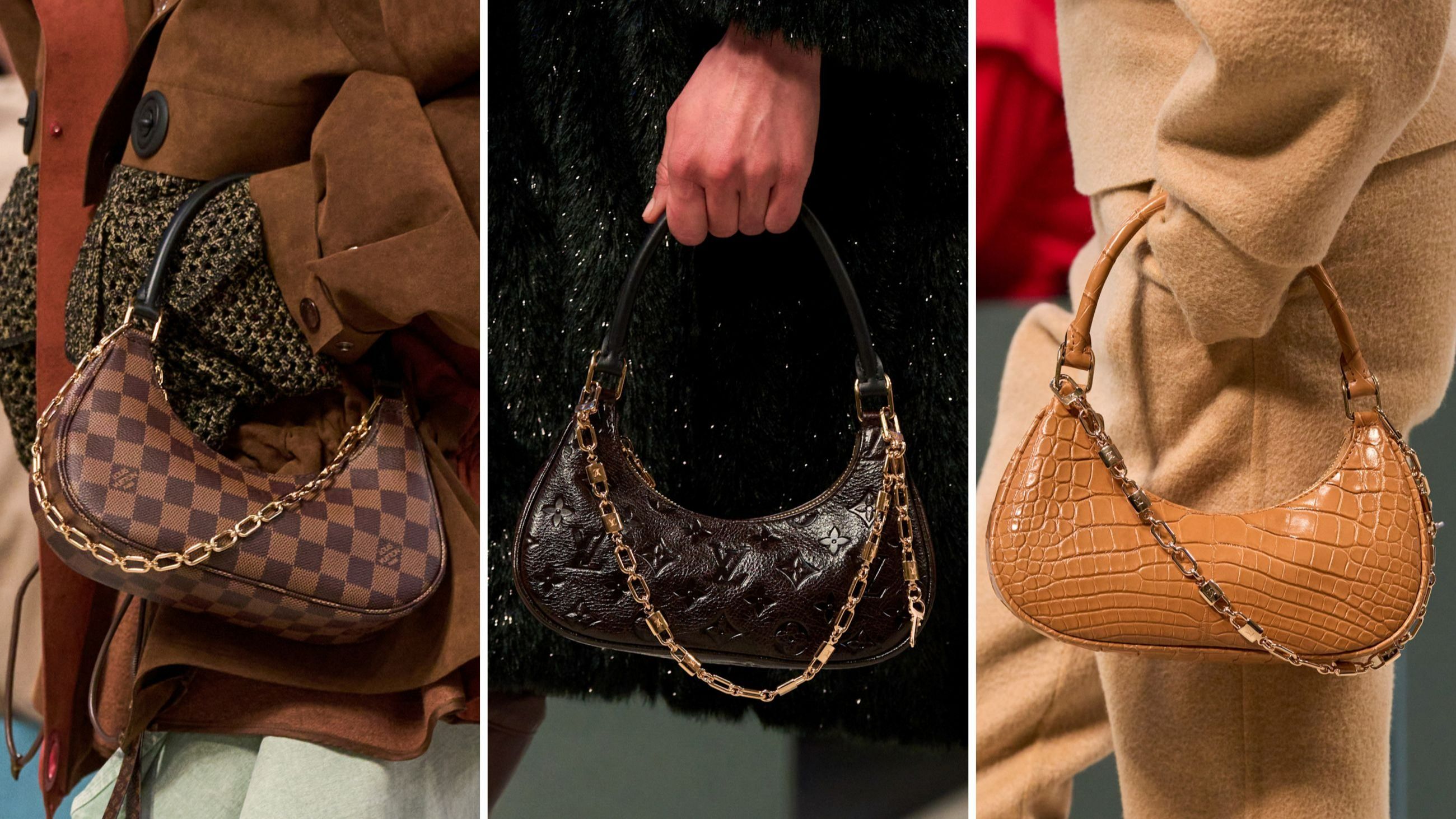 Alcuni modelli di Hobo bag proposti dalla maison Louis Vuitton nella sfilata FW2526 - Credits: Launchmetrics.com/Spotlight