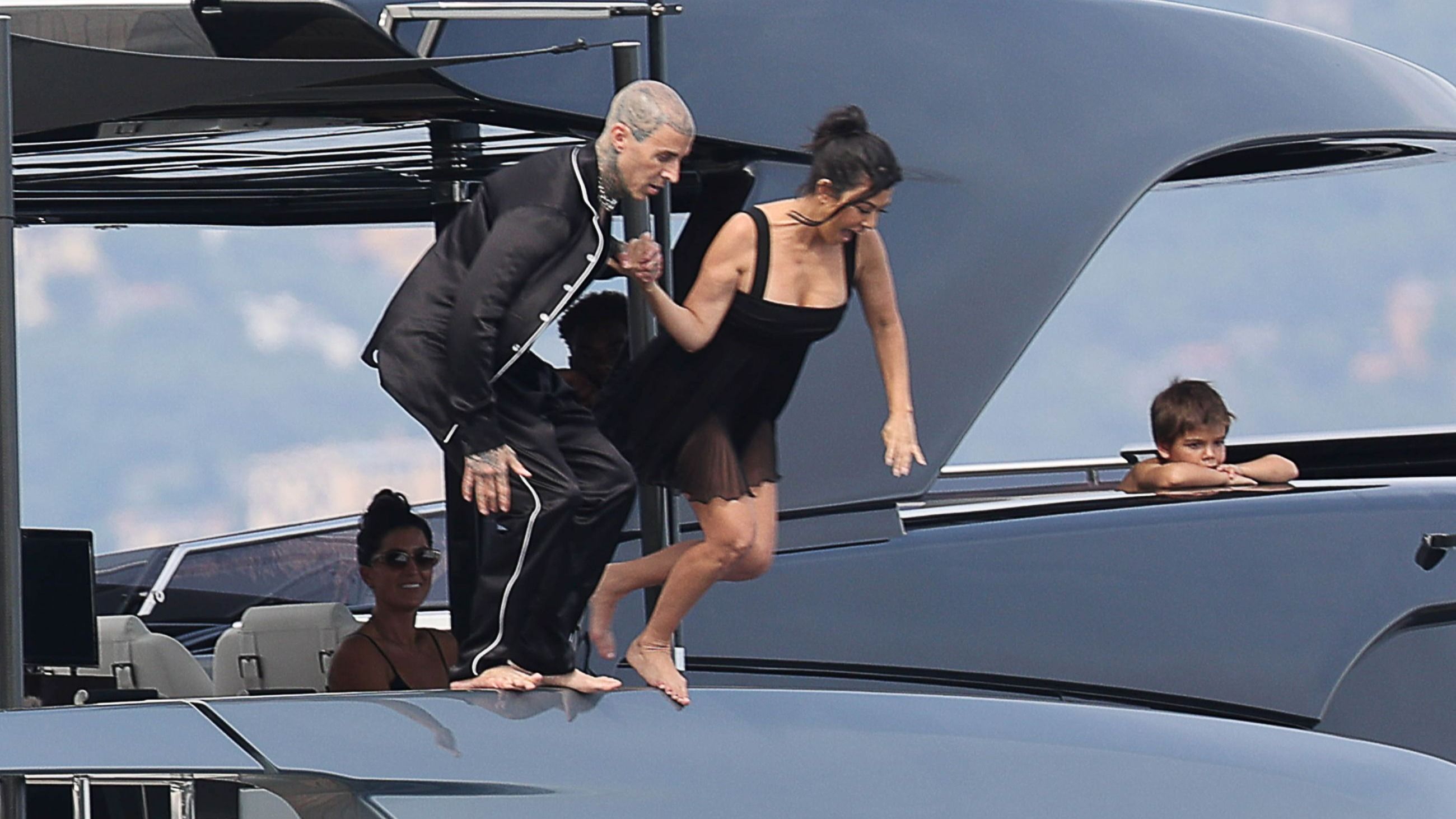 Kourtney Kardashian e Travis Barker a Portofino, 2022 - Credits Getty Images