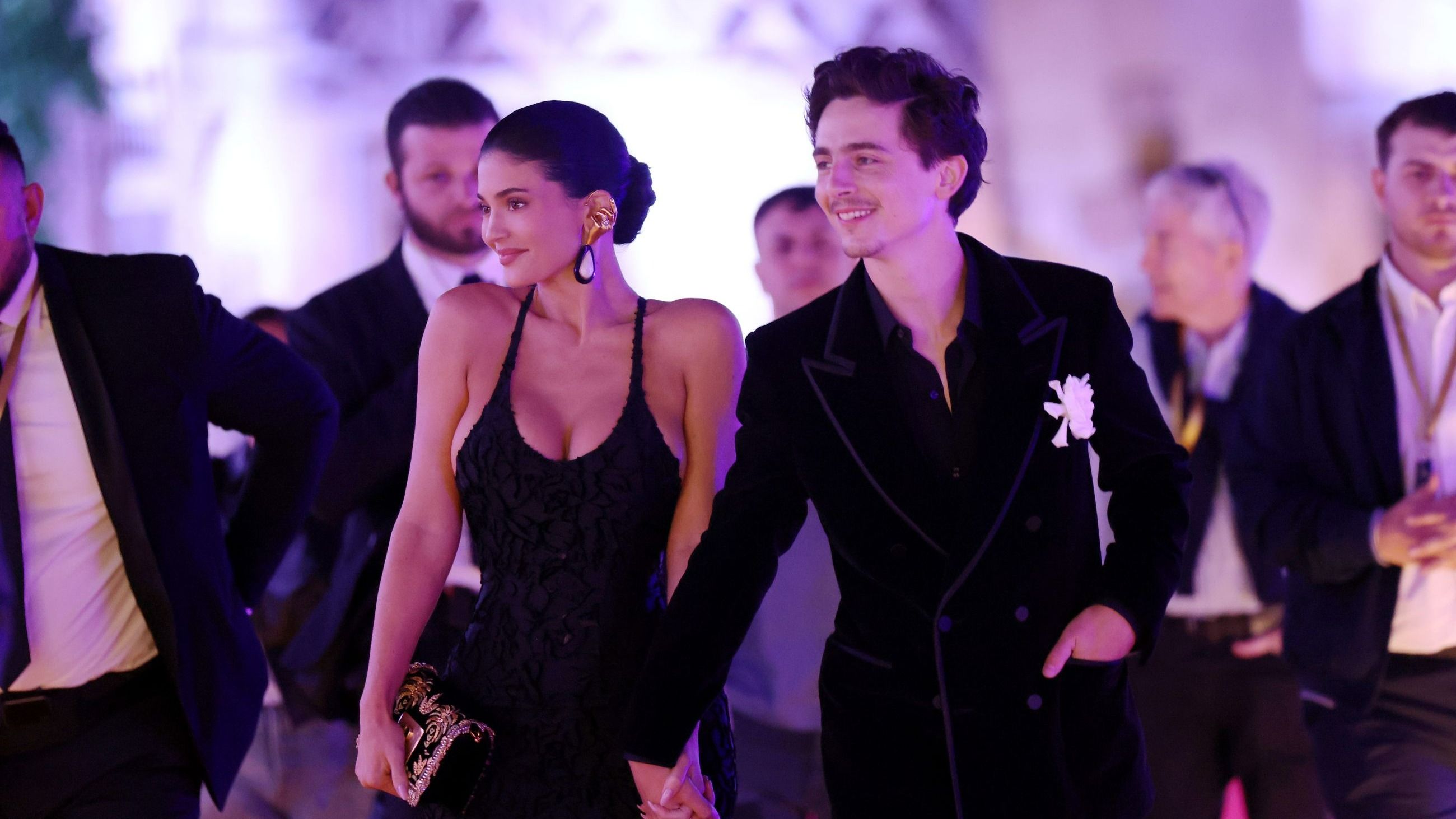 Kylie Jenner e Timothée Chalamet sul red carpet della 70ª edizione dei David di Donatello - Credits Getty Images