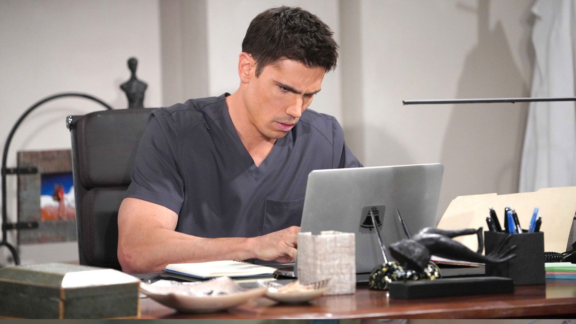 Tanner Novlan (John 'Finn' Finnegan) in una scena di Beautiful