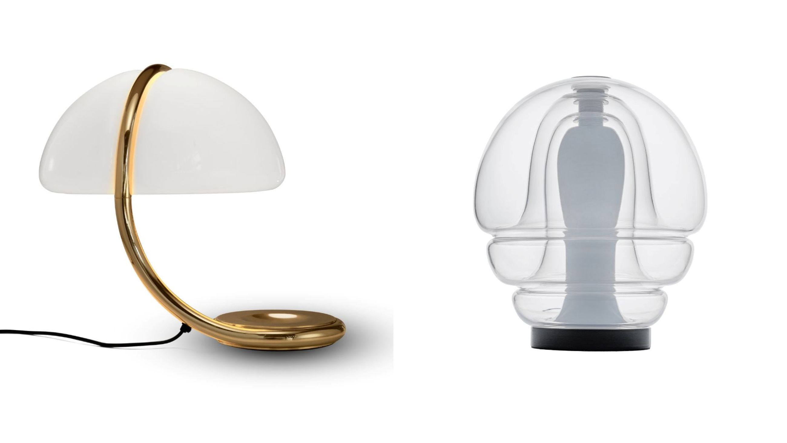 Serpente di Elio Martinelli, Martinelli Luce; Medusa design Carlo Nason per Established & Sons - Credits: Courtesy Martinelli Luce; Courtesy Established & Sons 