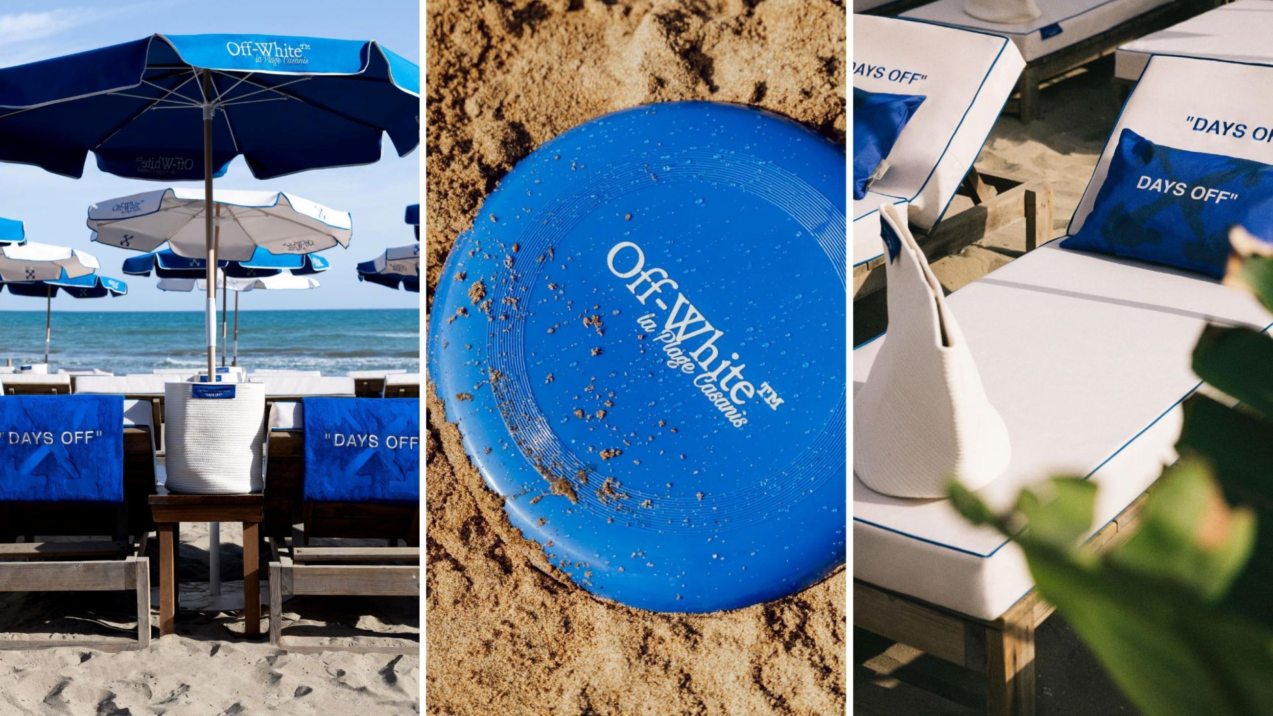 Off-White X la Plage Casanis di Marbella - Credits: Immagini tratte dal profilo Instagram di Off-White