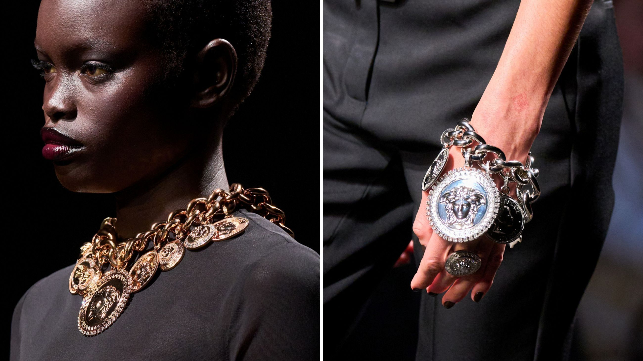 Dalla sfilata di VERSACE FW2526 - Credits: Launchmetrics.com/Spotlight