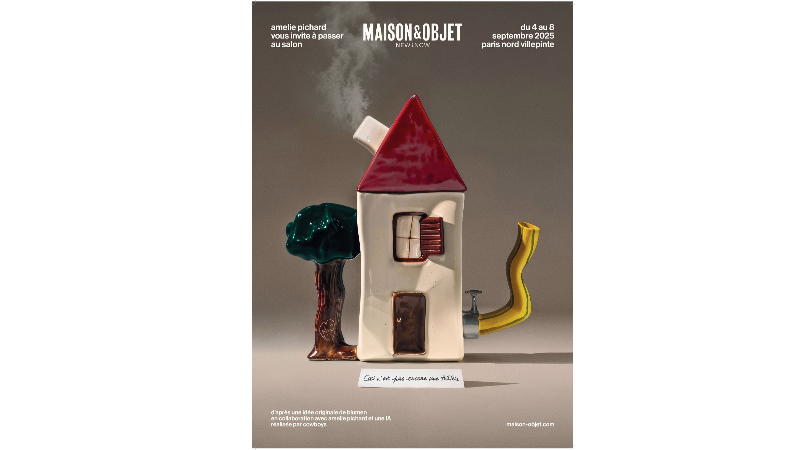  La locandina della prossima edizione di Maison & Objet di Parigi. 
Credits: Courtesy Press Office

