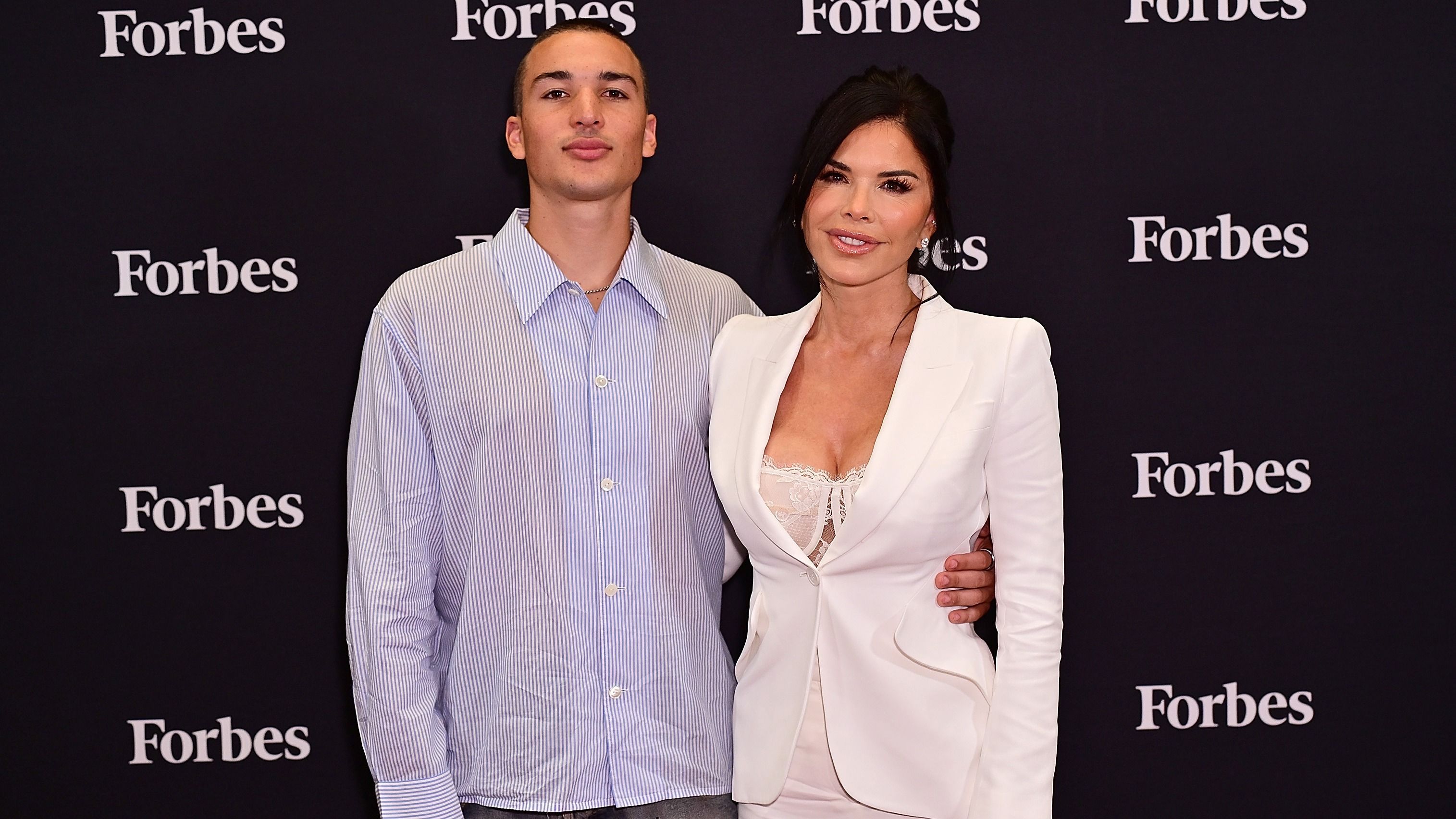 Lauren Sánchez con il figlio Nikko Gonzalez, 2024 
Credit: Getty Images 