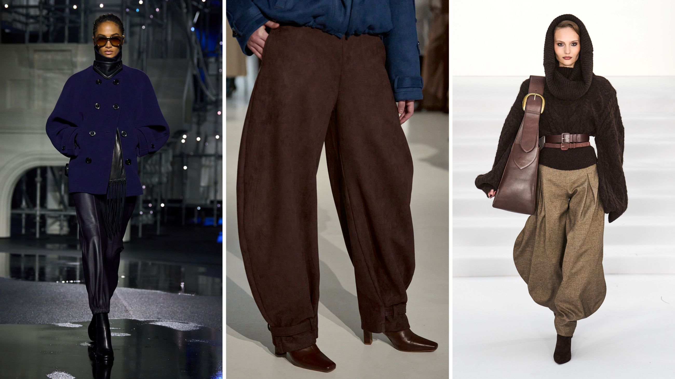 Sfilate FW26: da sinistra Burberry; Collins; Paul Costelloe - Credits: Launchmetrics.com/Spotlight