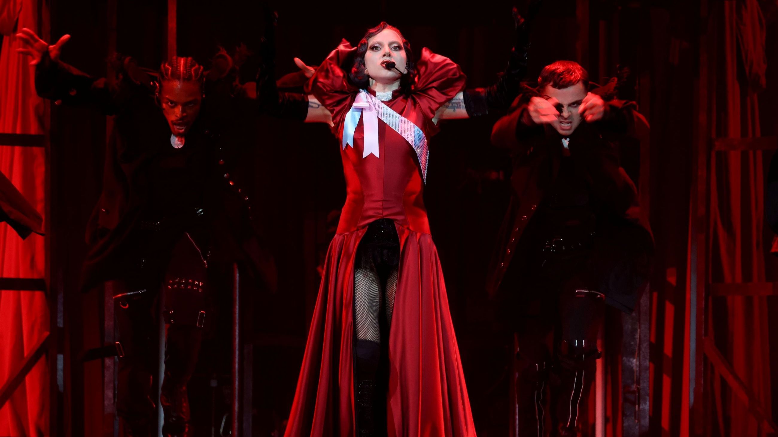 Lady Gaga si esibisce sul palco durante il The MAYHEM Ball Tour al Kia Forum il 28 luglio 2025 a Inglewood, California
Credits: Getty Images