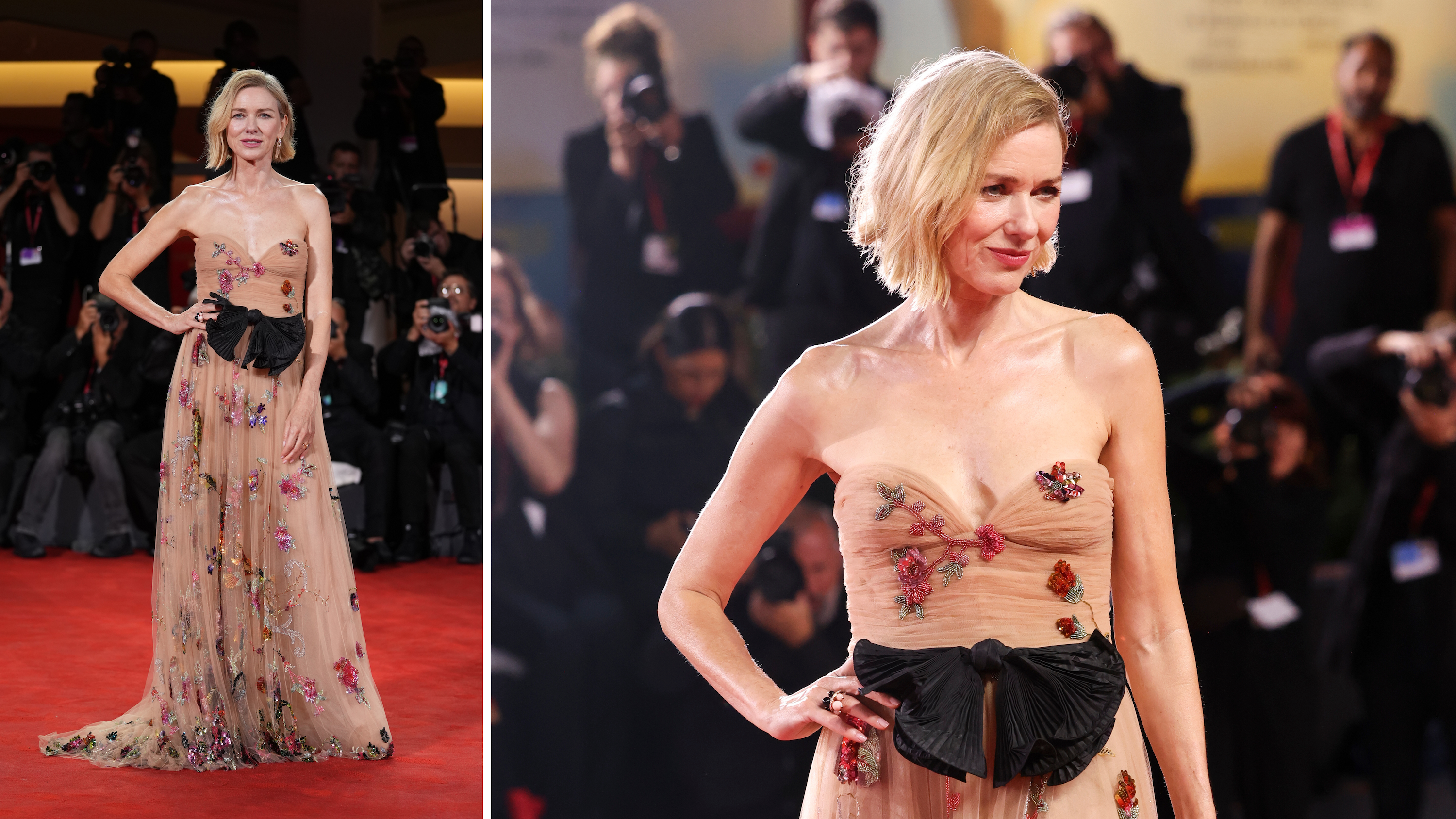 L'attrice Naomi Watts sul red carpet dell'82esima edizione della Mostra del Cinema di Venezia 2025
Credits: Getty Images