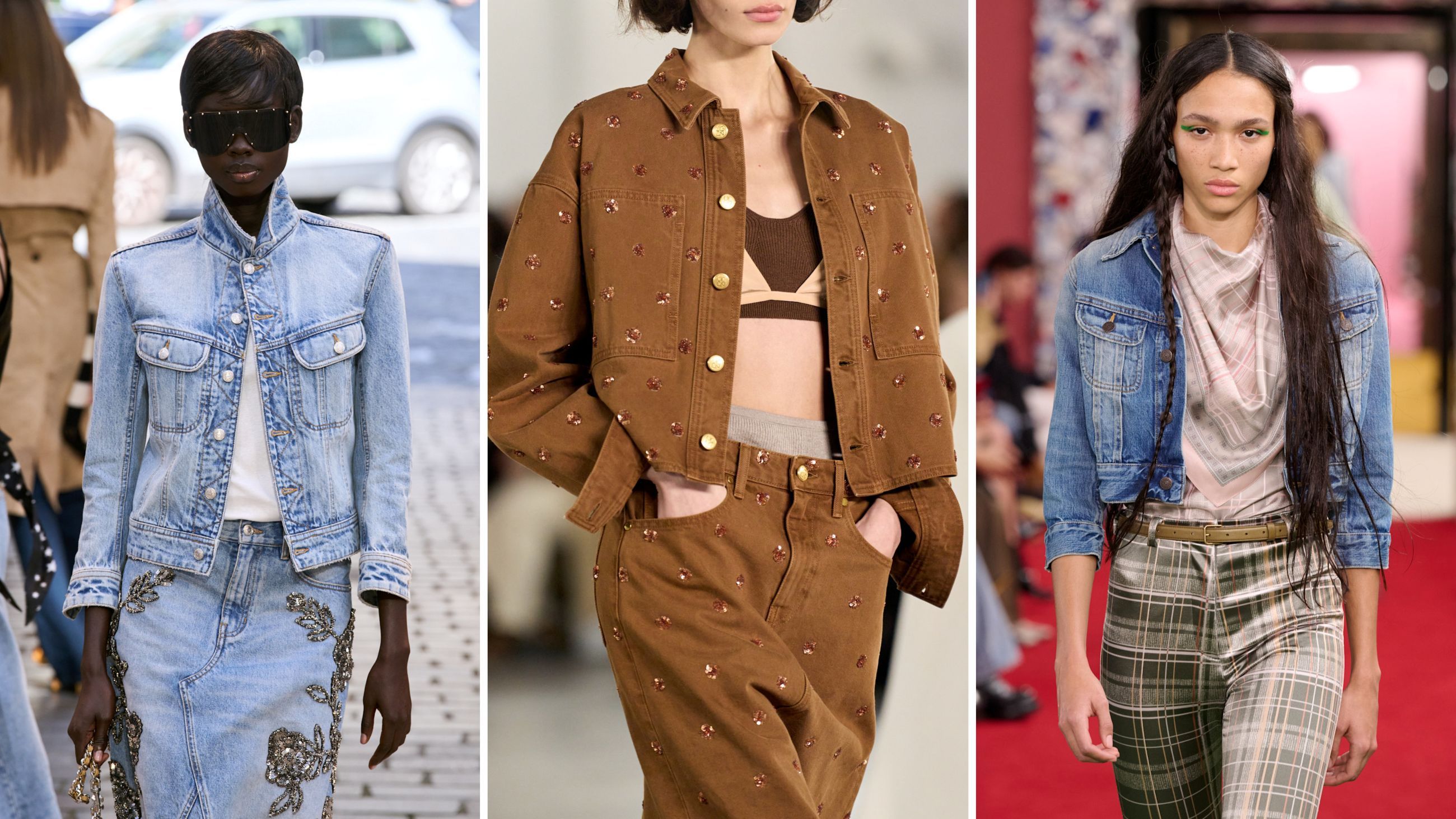 Sfilate FW26: da sinistra Zadig&Voltaire; Ulla Johnson; Acne Studios - Credits: Launchmetrics.com/Spotlight