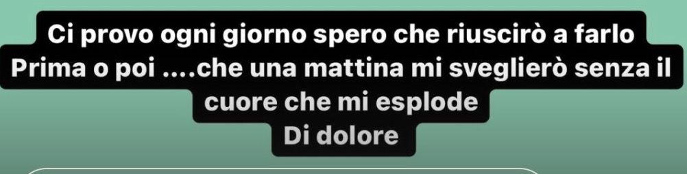 Storie Instagram Paola Caruso