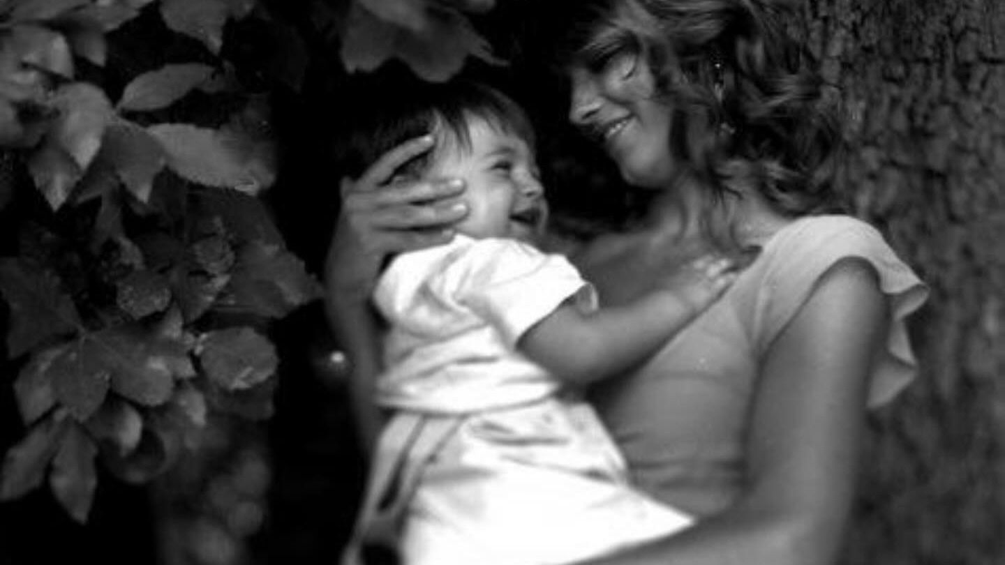 Francesca Barra con il figlio Renato