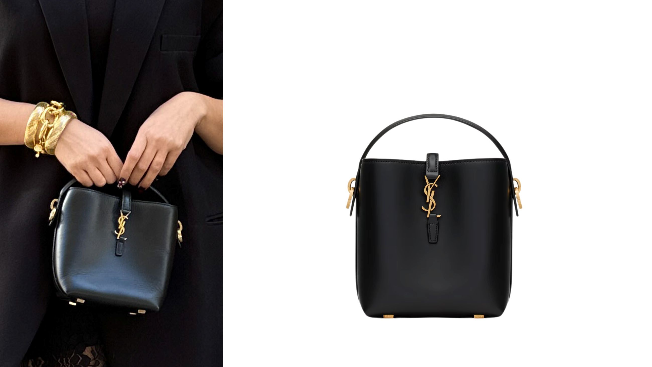 Da sinistra: Street style - Credits: Getty Images; Saint Laurent