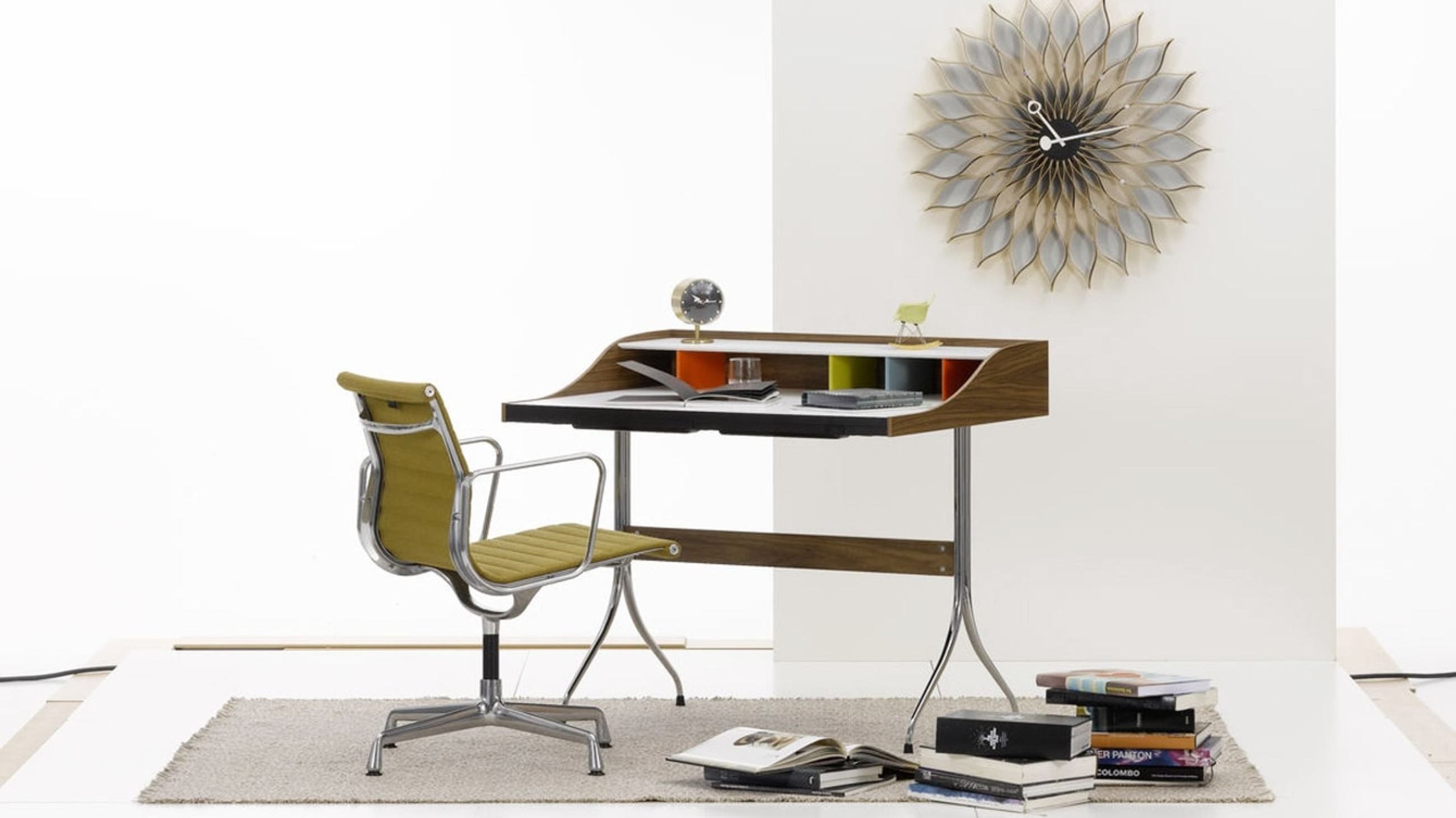Vitra Home Desk di George Nelson, stile mid-century ideale per casa e ufficio. Courtesy Press Office
