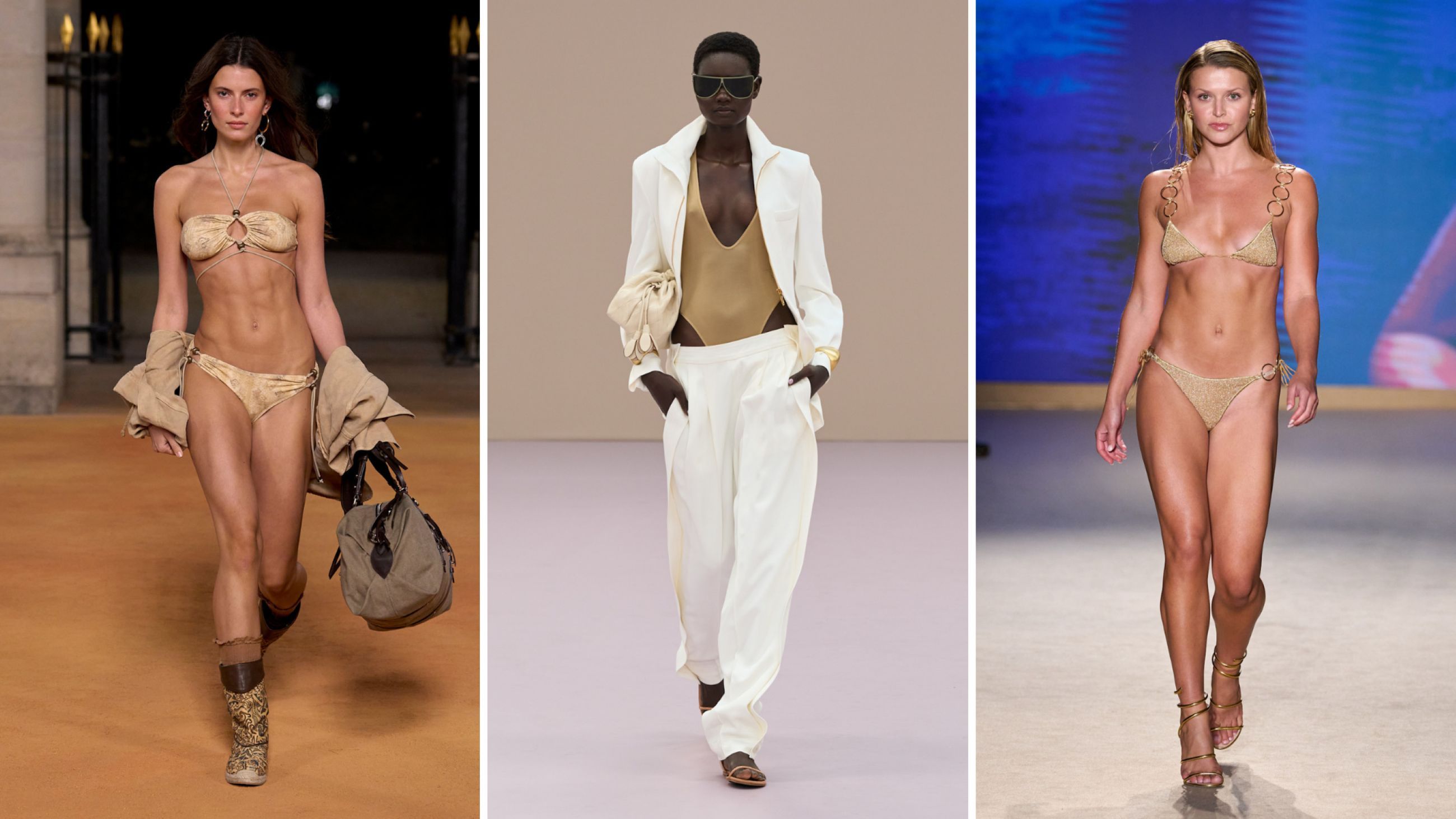Da sinistra: Isabel Marant; Zimmermann; Oserée SS26 - Credits Launchmetrics.com/Spotlight