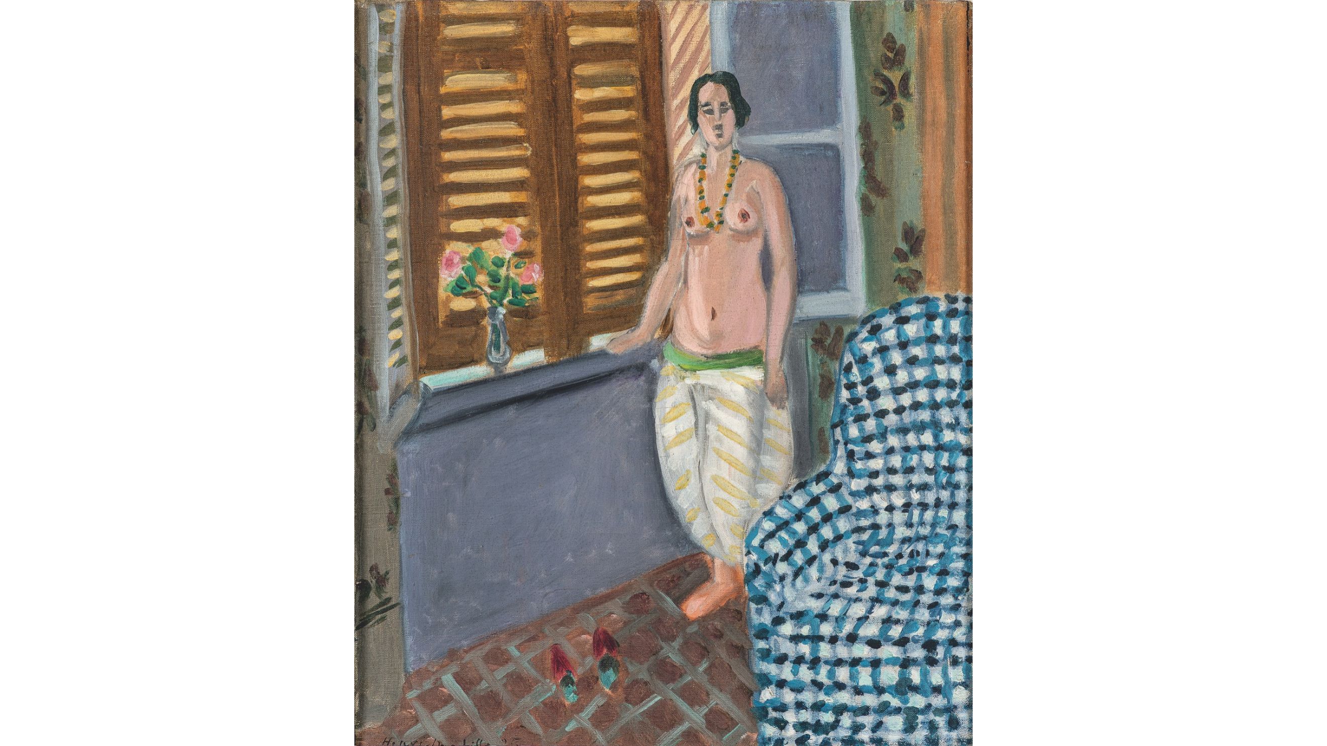 Henri Matisse, Odalisque, 1925. Olio su tela, 46 x 38,5 cm. Milano, Museo del Novecento, Collezione Jucker. Credito foto: Copyright Comune di Milano. Tutti i diritti riservati. Foto Studio Marco Bertoli-Milano @studiomarcobertoli