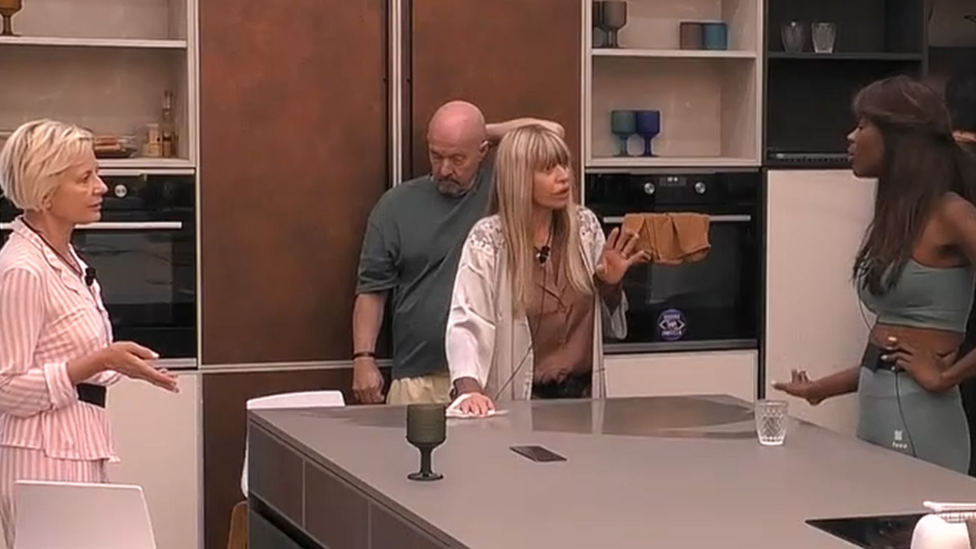 Antonella Elia, Marco Berry, Alessandra Mussolini e Ibiza Altea